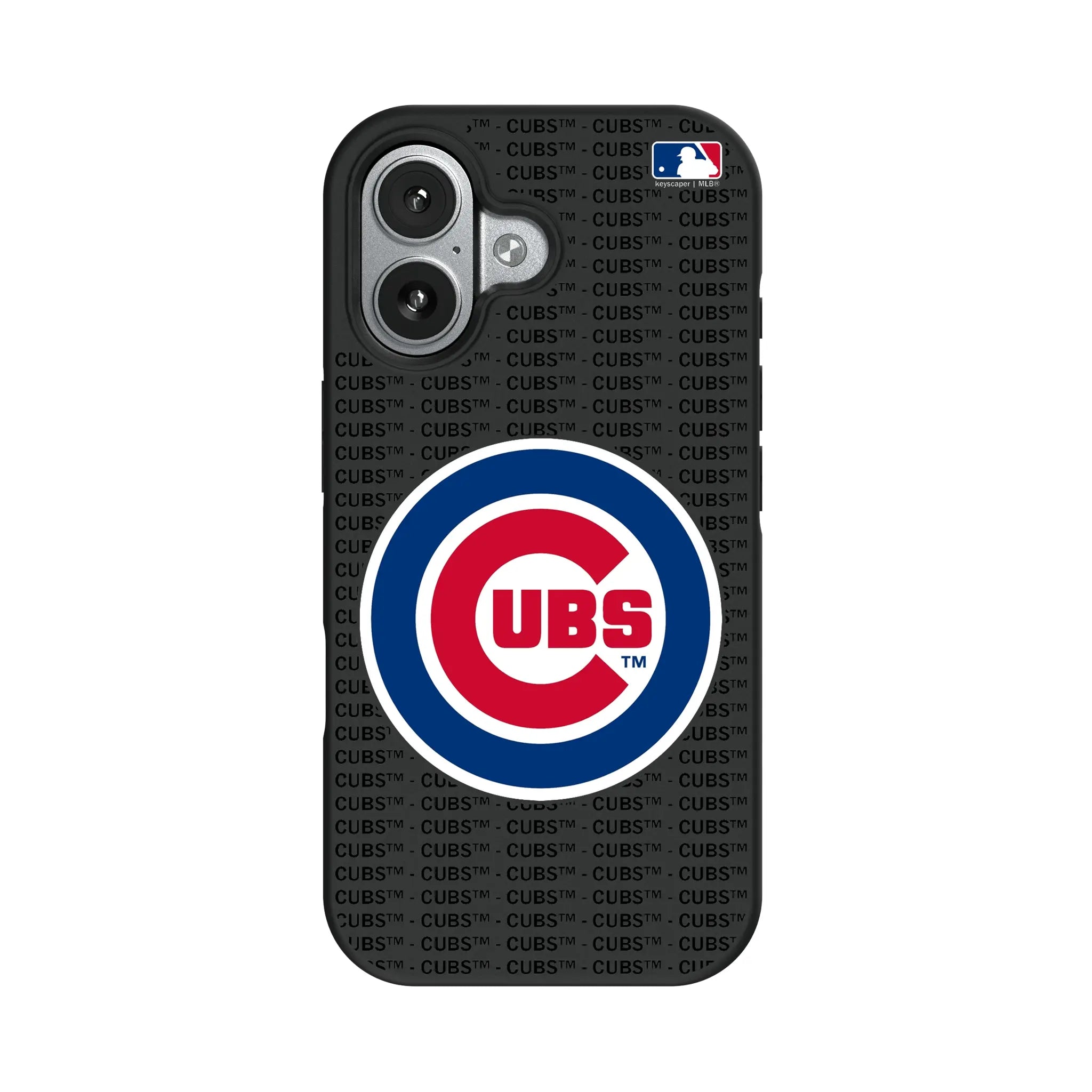 Chicago Cubs Text Backdrop iPhone Bump Phone Case for Apple iPhone#Device_iPhone 17