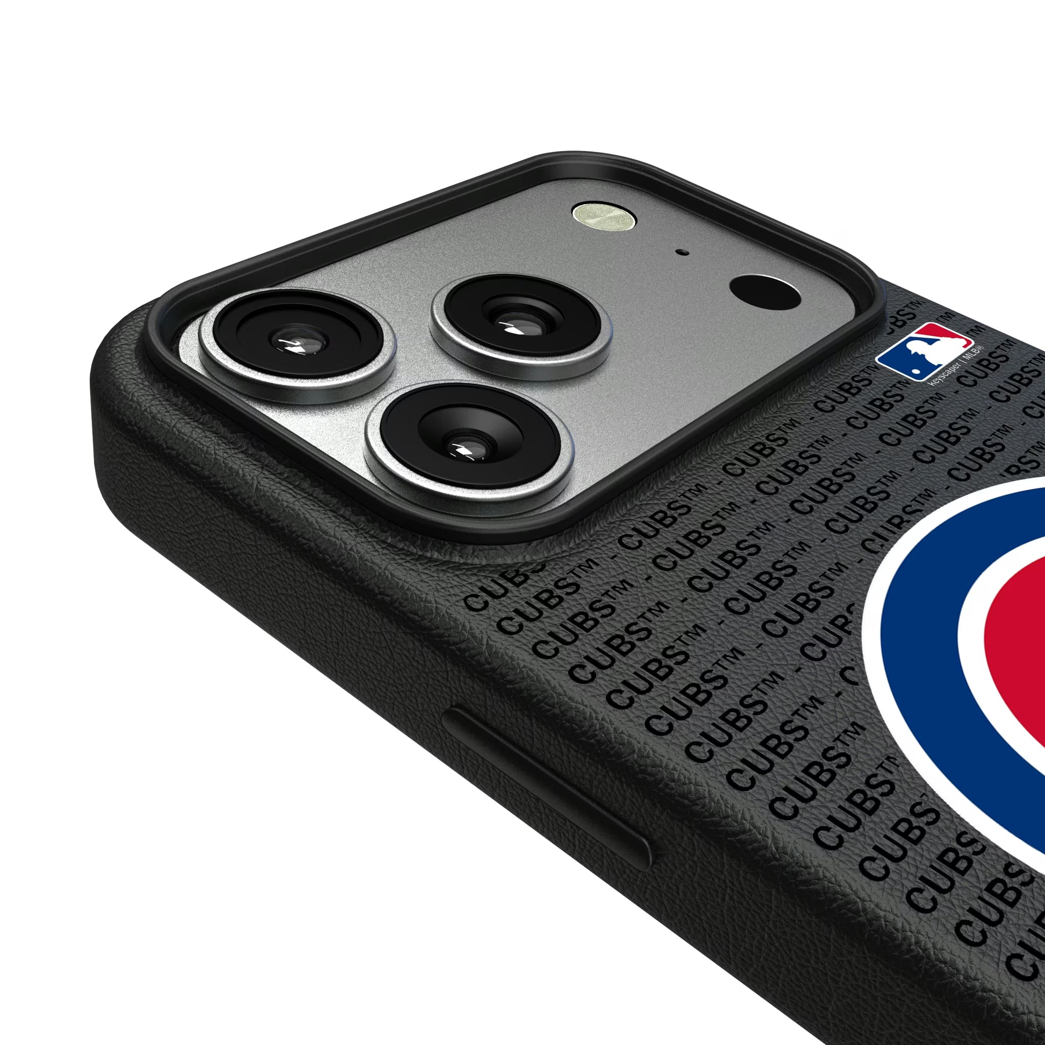 Chicago Cubs Text Backdrop iPhone MagSafe Compatible Phone Case for Apple iPhone - Detail#Device_iPhone 17 Pro