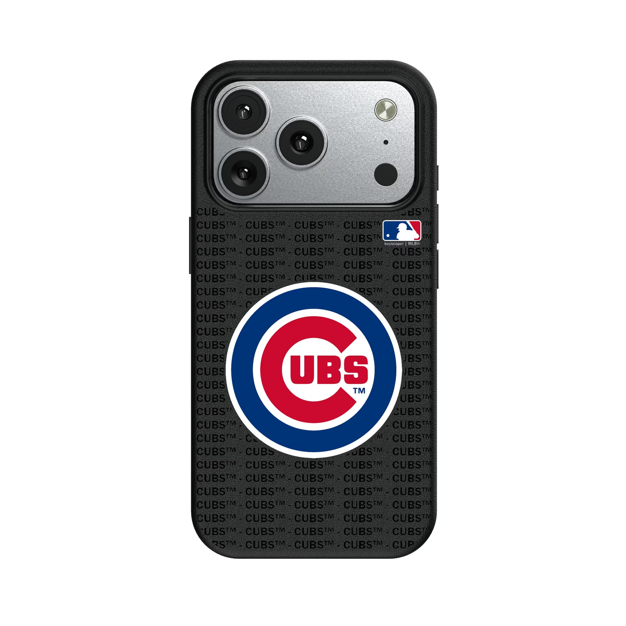 Chicago Cubs Text Backdrop iPhone MagSafe Compatible Phone Case for Apple iPhone#Device_iPhone 17 Pro