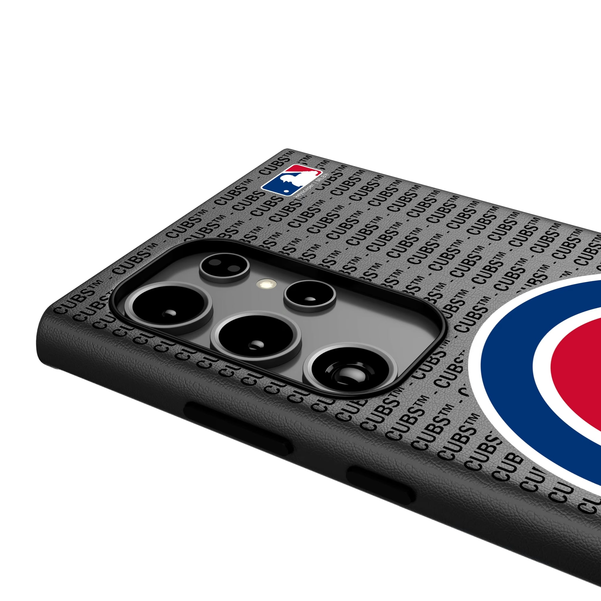 Chicago Cubs Text Backdrop Galaxy MagSafe Compatible Phone Case for Samsung Galaxy - Detail