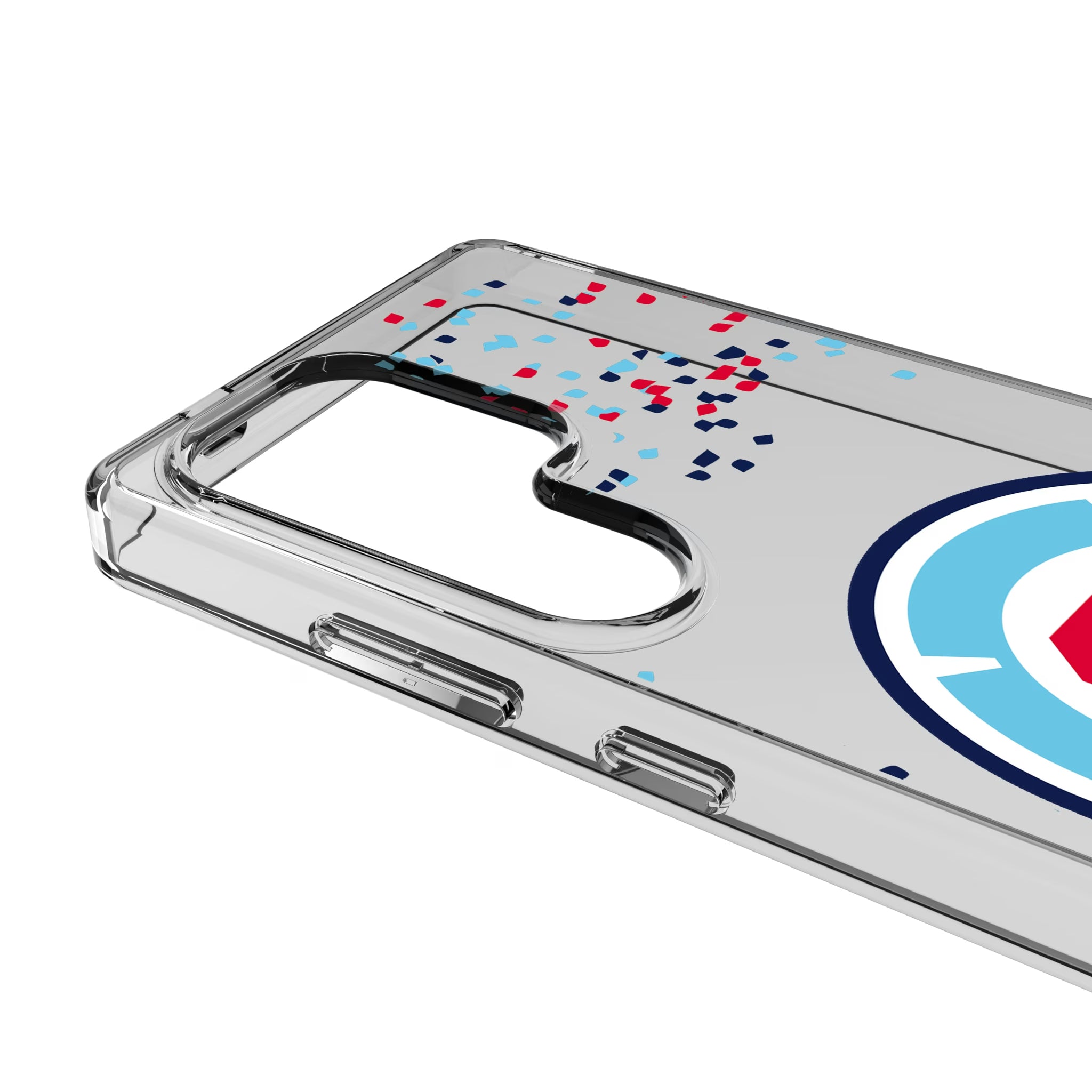 Chicago Fire Confetti Galaxy Clear Phone Case for Samsung Galaxy - Detail