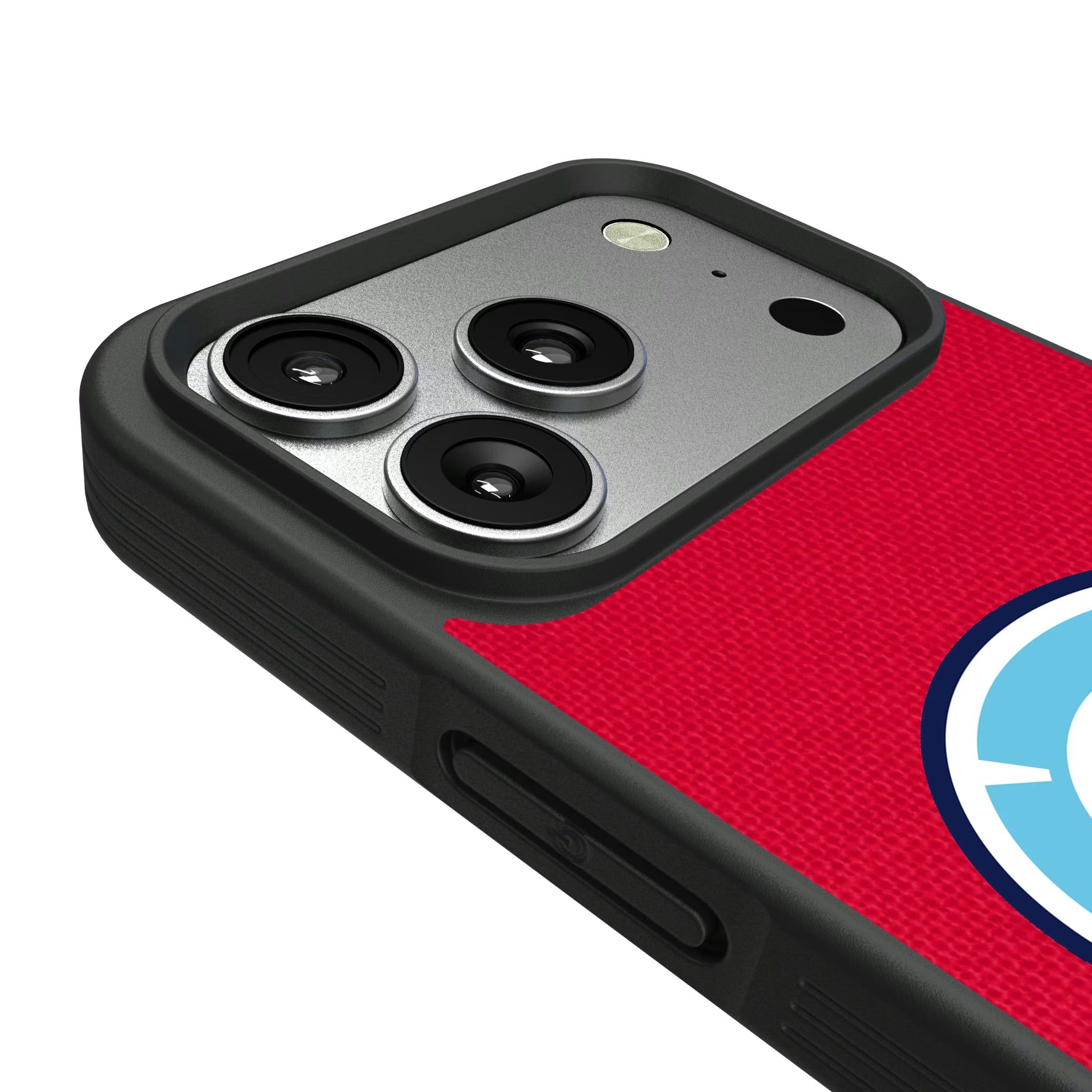 Chicago Fire Diagonal Stripe iPhone Bump Phone Case for Apple iPhone - Detail#Device_iPhone 17 Pro
