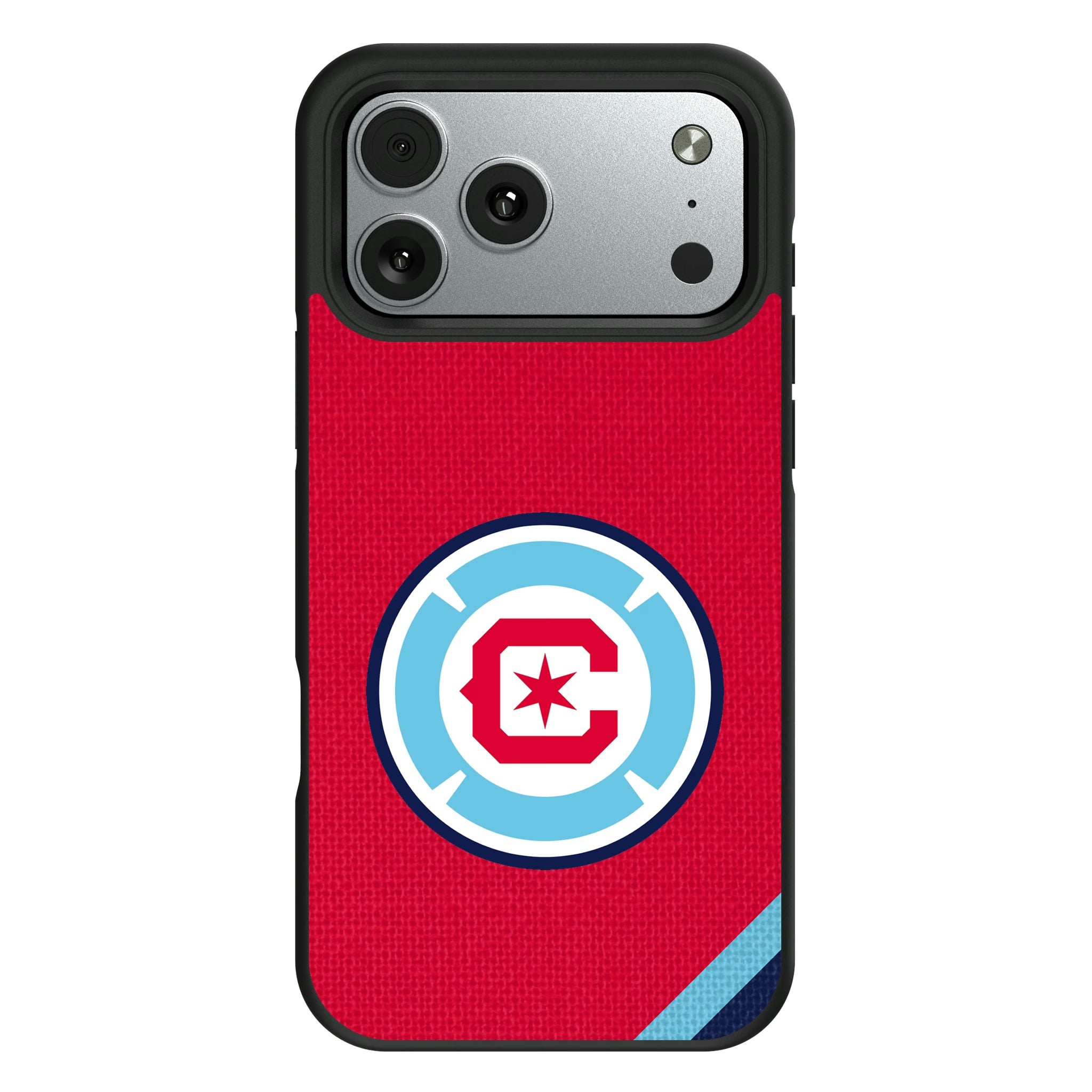 Chicago Fire Diagonal Stripe iPhone Bump Phone Case for Apple iPhone#Device_iPhone 17 Pro Max