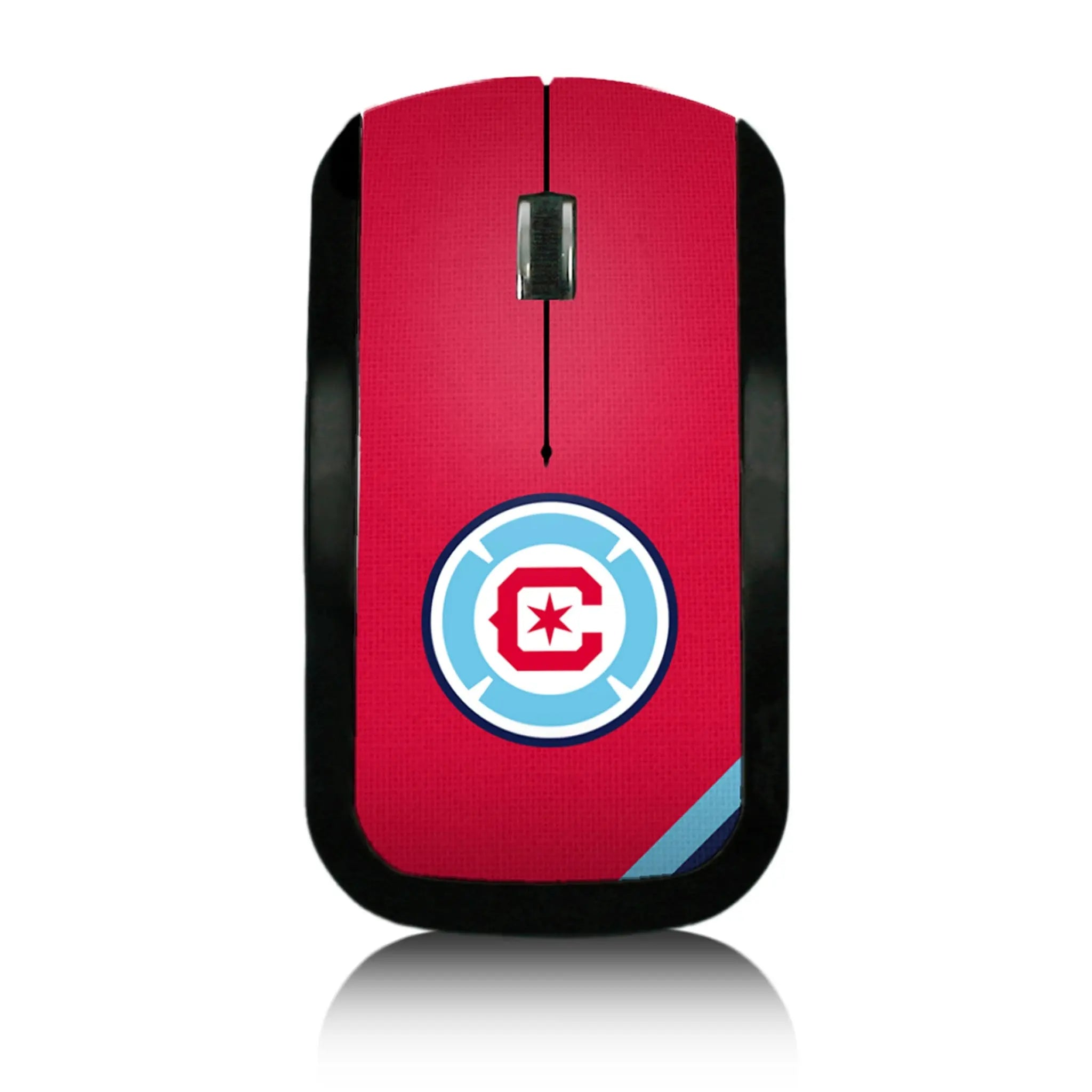 Chicago Fire Diagonal Stripe Wireless Mouse