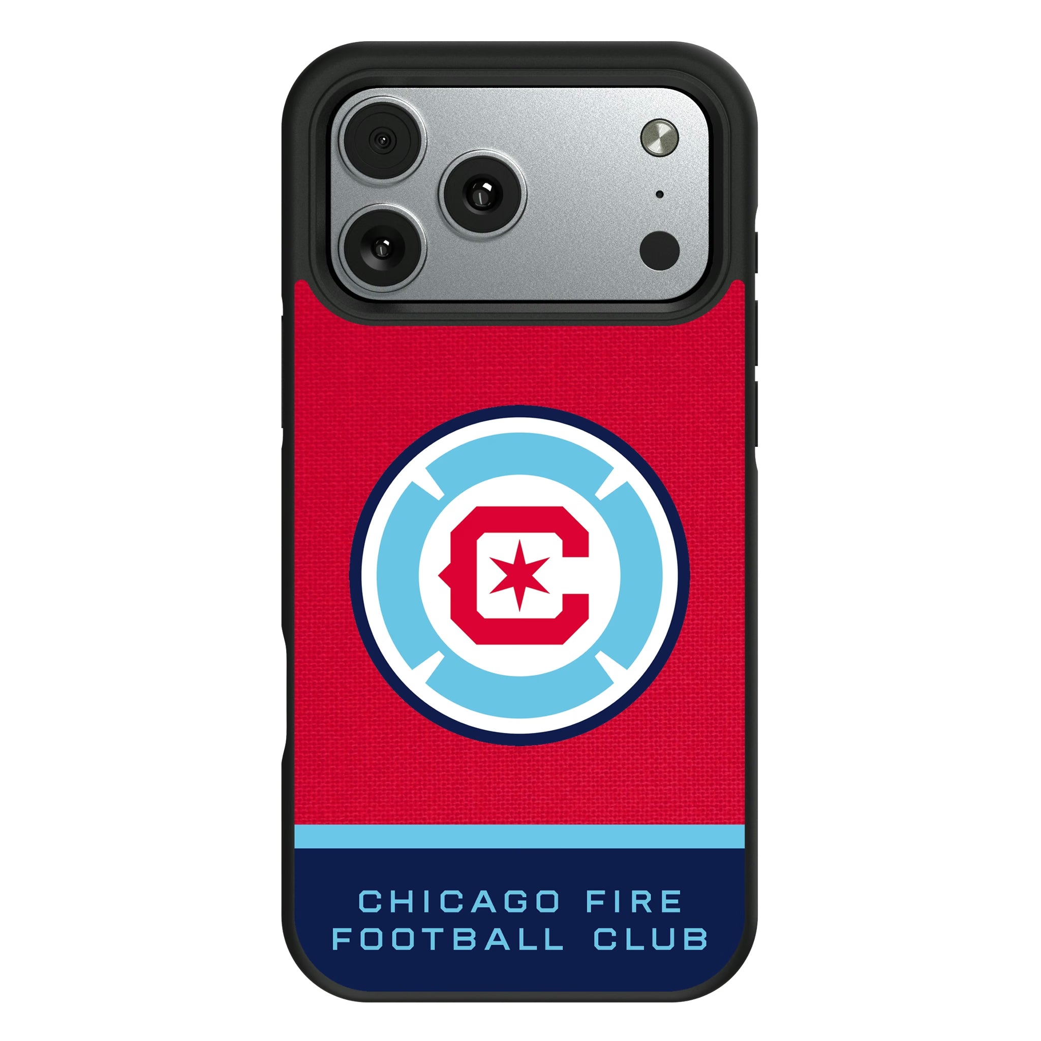 Chicago Fire Endzone Solid iPhone Bump Phone Case for Apple iPhone#Device_iPhone 17 Pro Max