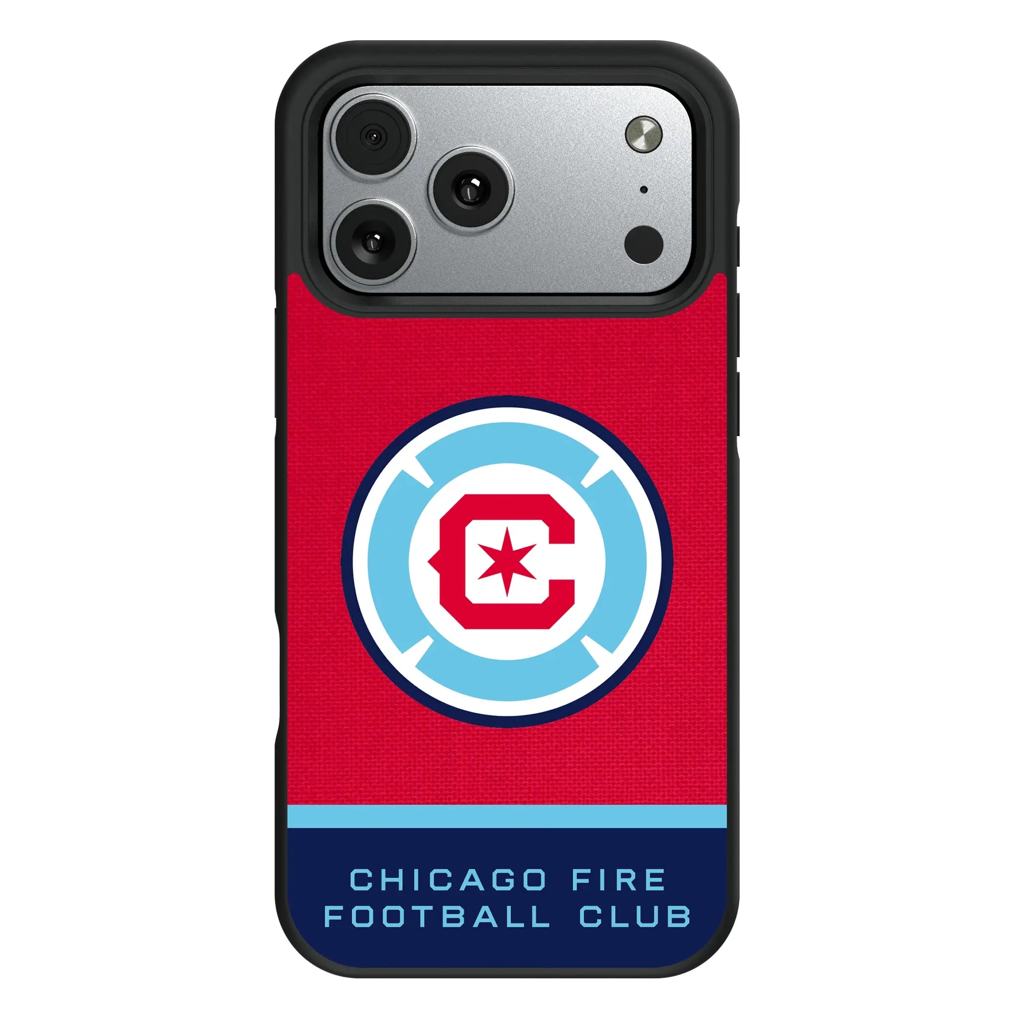 Chicago Fire Endzone Solid iPhone Bump Phone Case for Apple iPhone#Device_iPhone 17 Pro Max