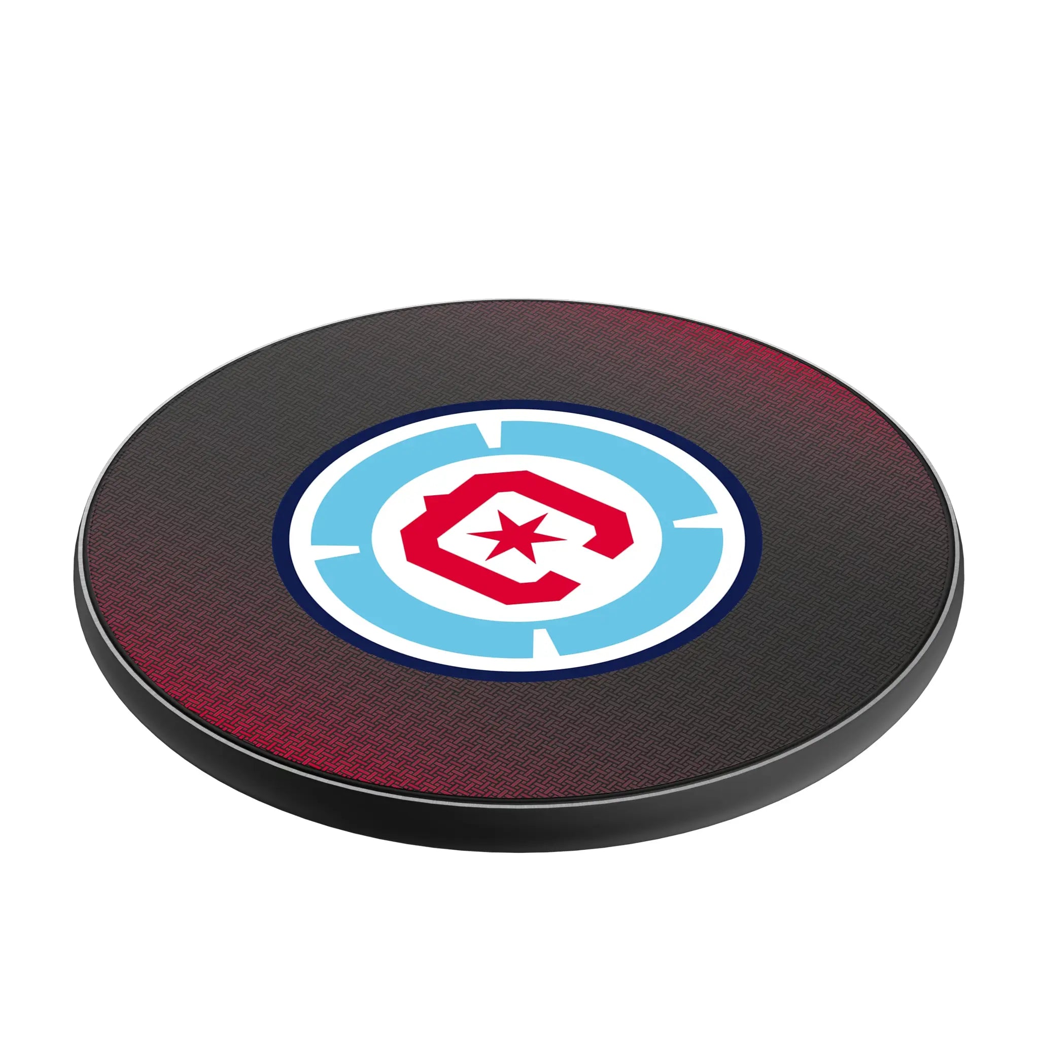 Chicago Fire Linen 15-Watt Wireless Charger - Isometric View