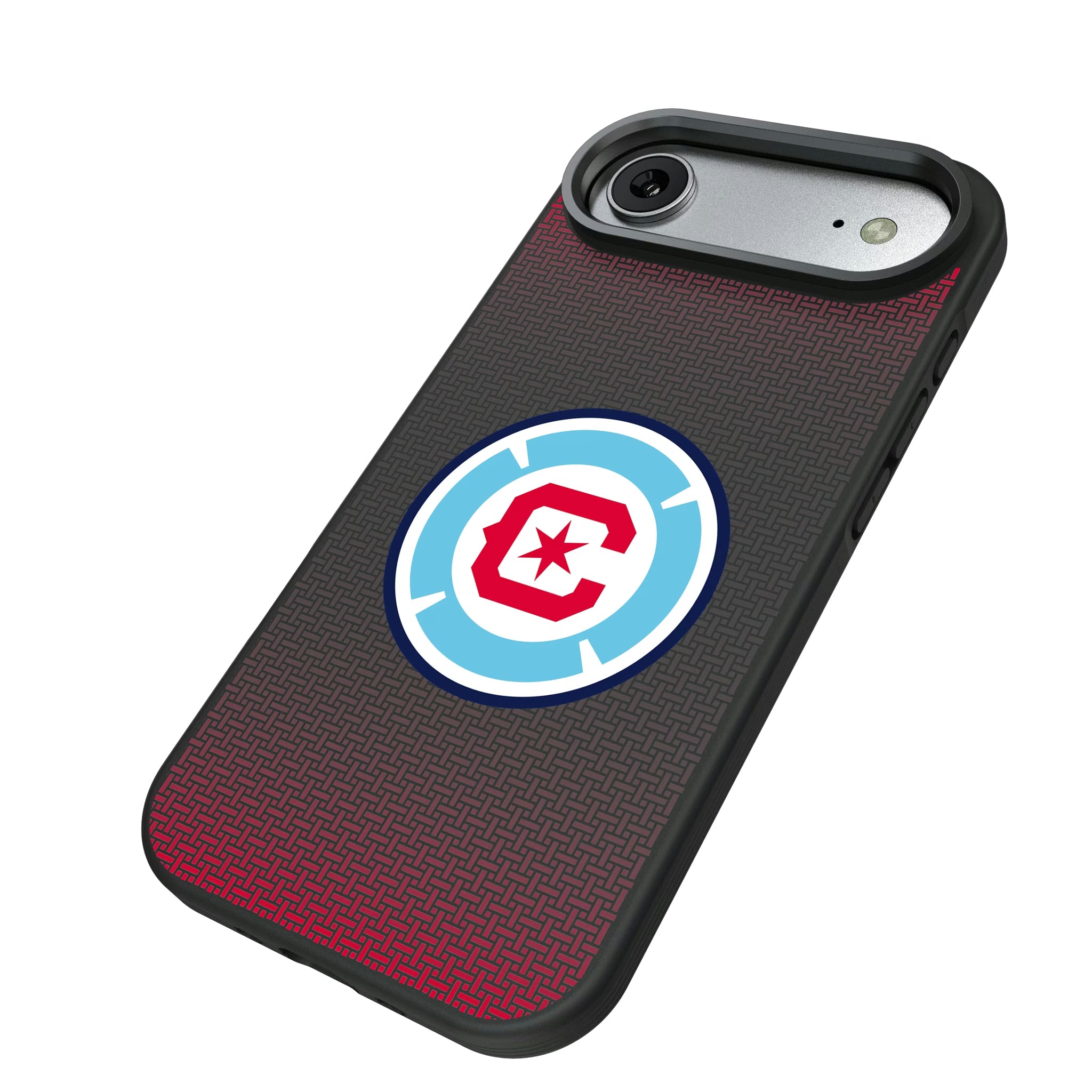 Chicago Fire Linen iPhone Bump Phone Case for Apple iPhone - Isometric View#Device_iPhone Air