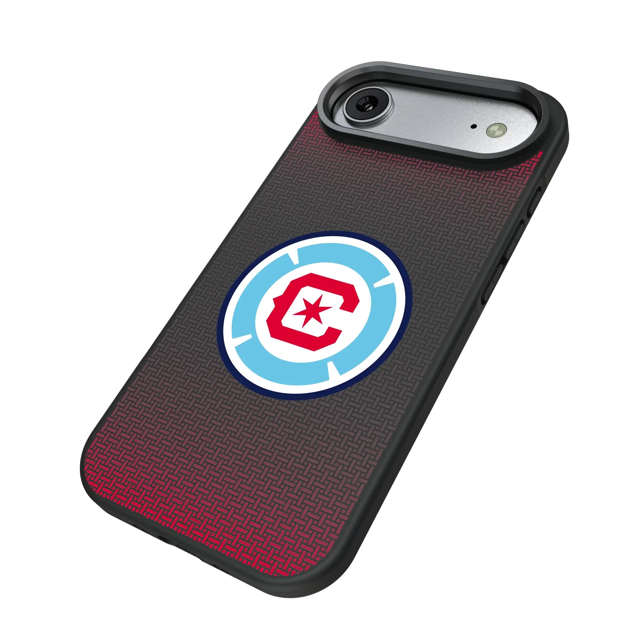 Chicago Fire Linen iPhone Bump Phone Case for Apple iPhone - Isometric View#Device_iPhone Air