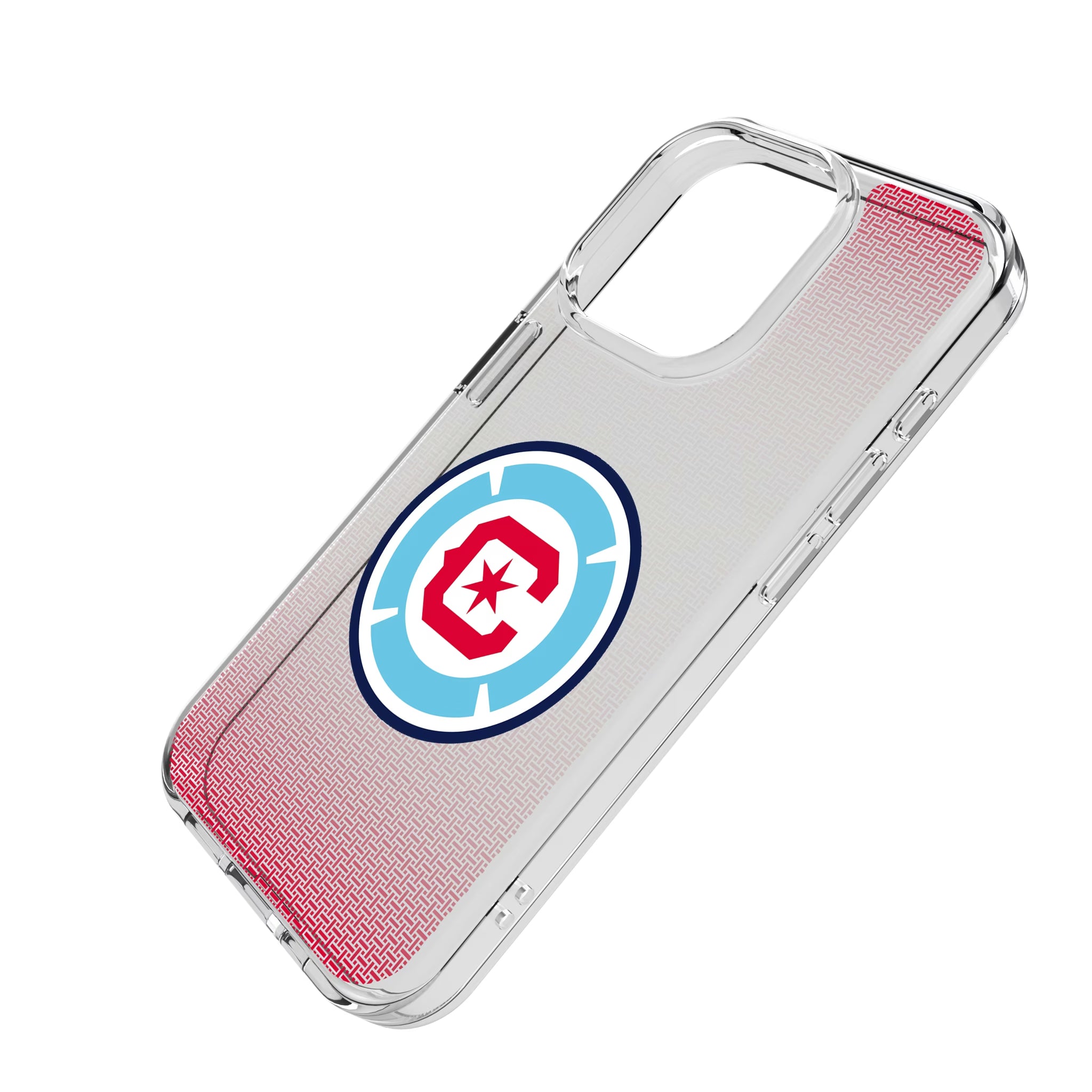 Chicago Fire Linen iPhone Clear Phone Case for Apple iPhone - Isometric View