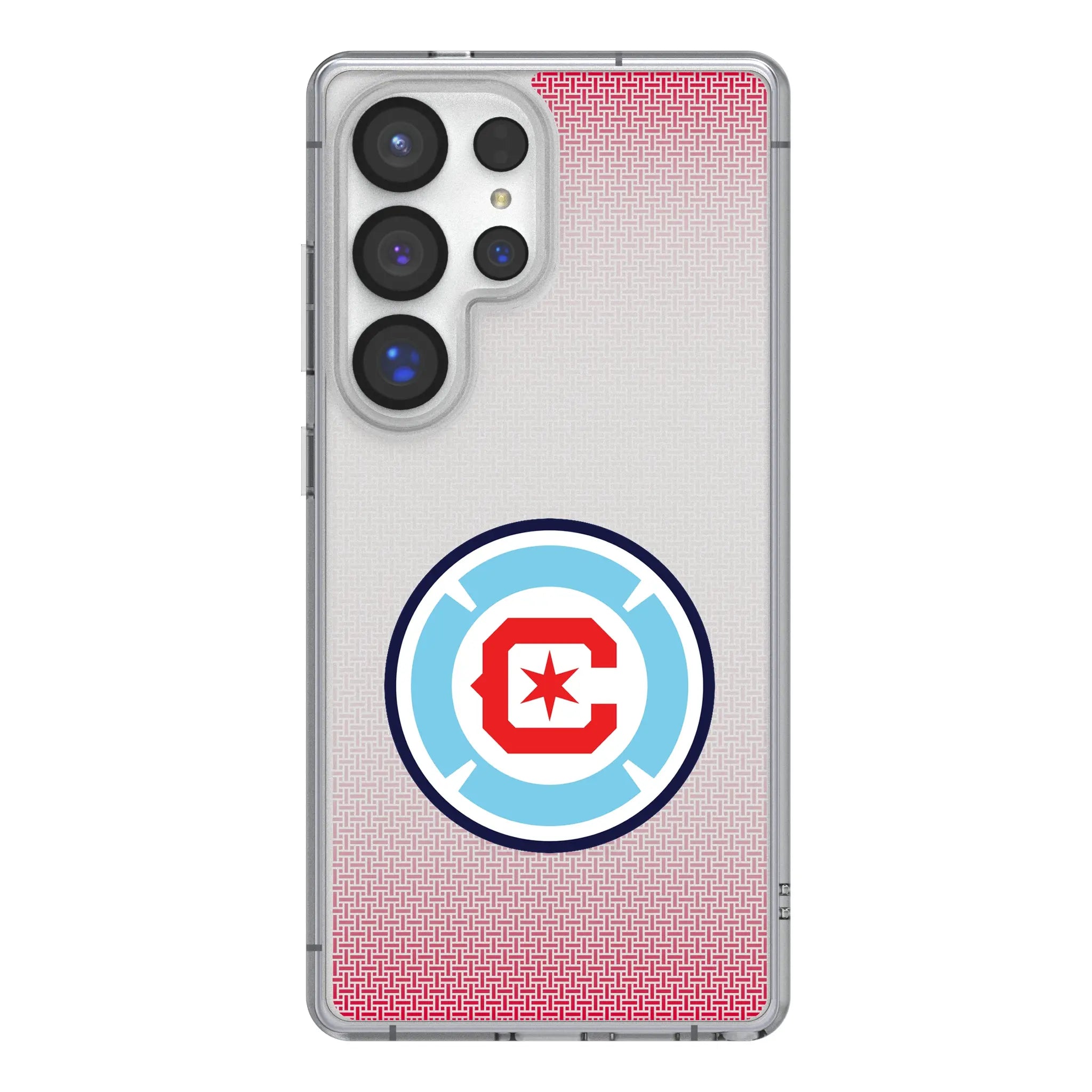 Chicago Fire Linen Galaxy Clear Phone Case for Samsung Galaxy#Device_Galaxy S25 Ultra