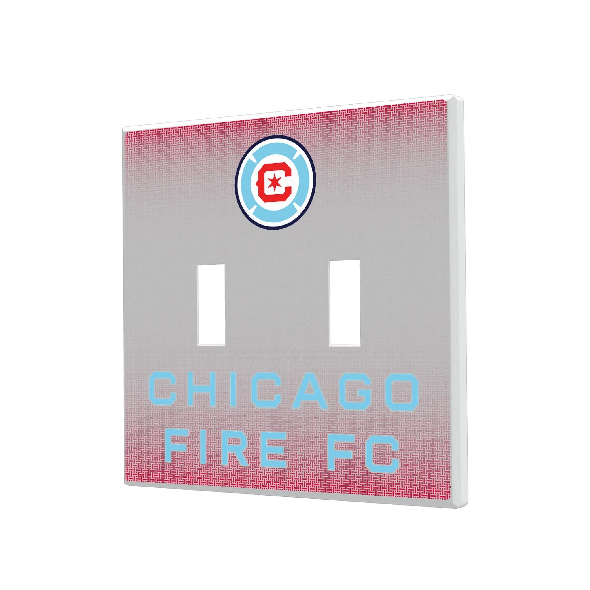 Chicago Fire Linen Hidden-Screw Light Switch Plate#Style_Double Toggle