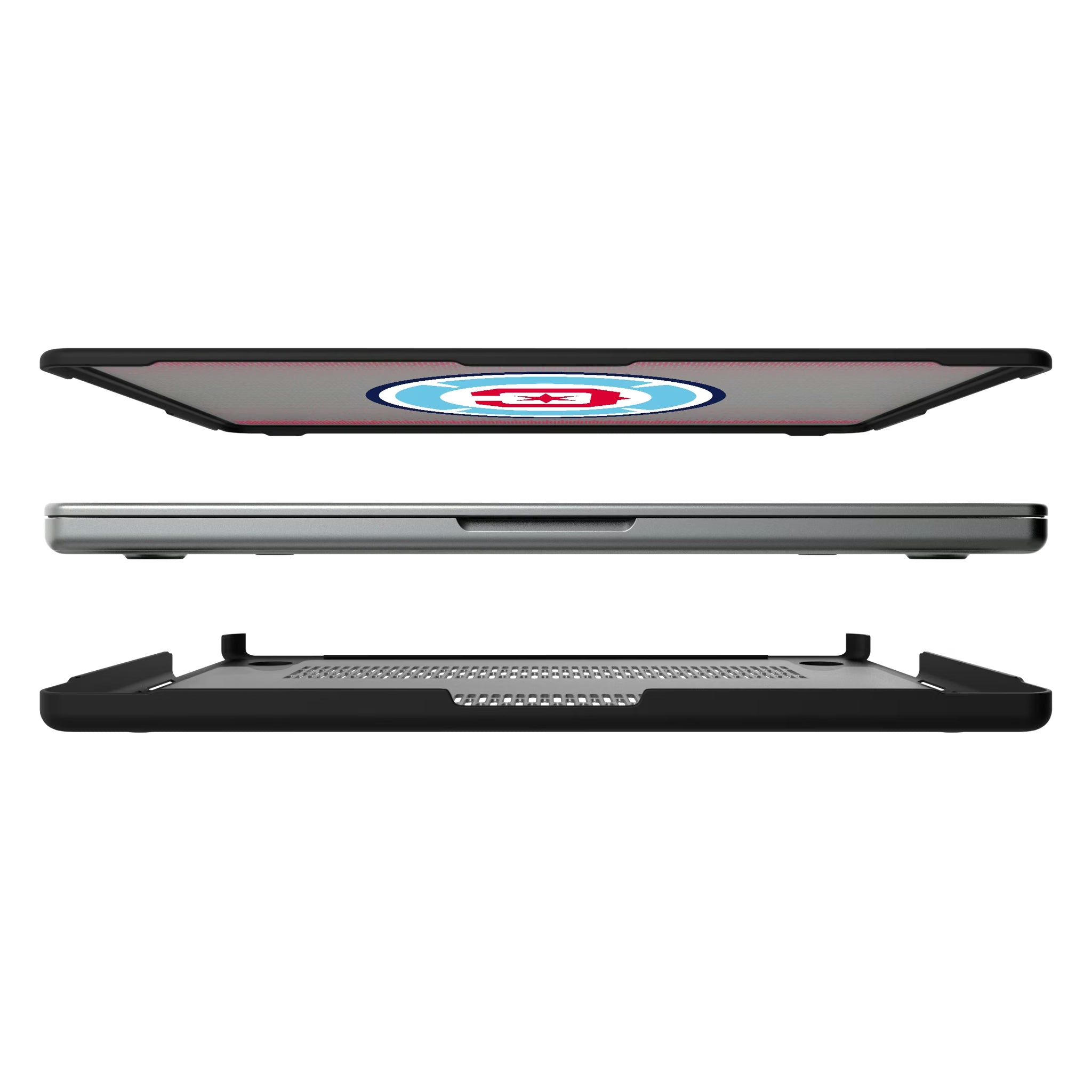 Chicago Fire Linen MacBook Laptop Case for Apple MacBook#Device_MacBook Pro (14-inch, 2021) / MacBook Pro (14-inch, 2023) / MacBook Pro (14-inch, 2024)