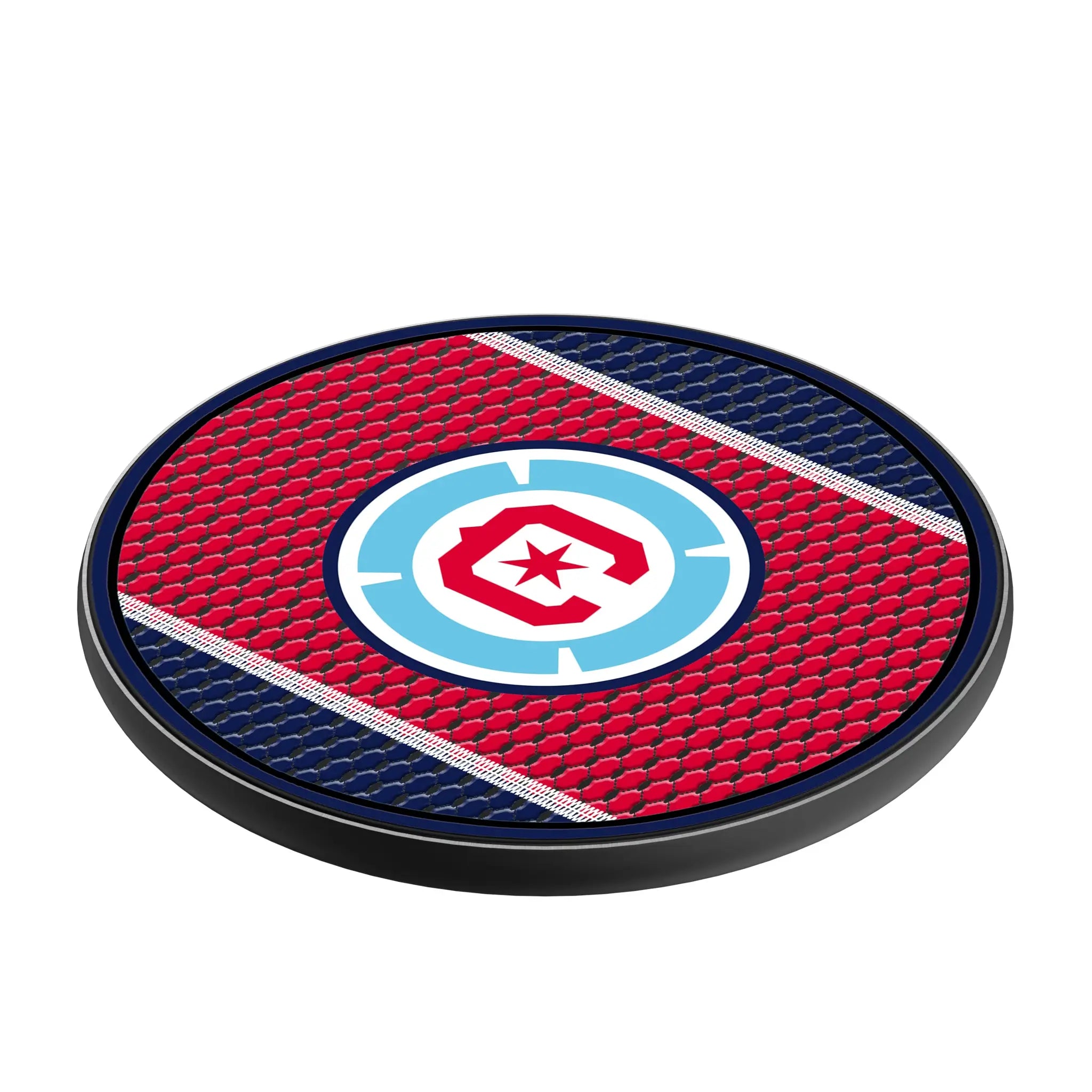 Chicago Fire Mesh 15-Watt Wireless Charger - Isometric View