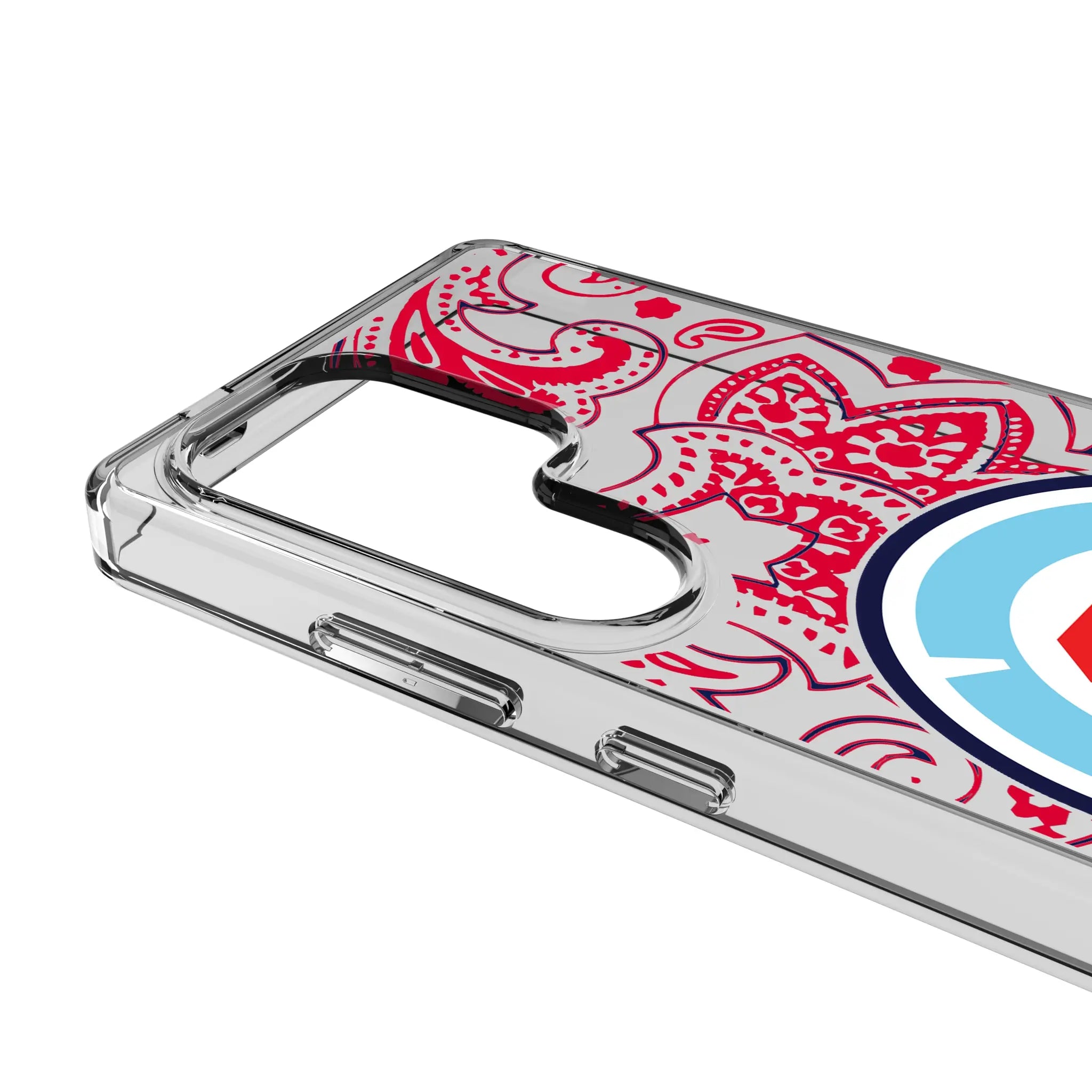 Chicago Fire Paisley Galaxy Clear Phone Case for Samsung Galaxy - Detail#Device_Galaxy S25 Ultra