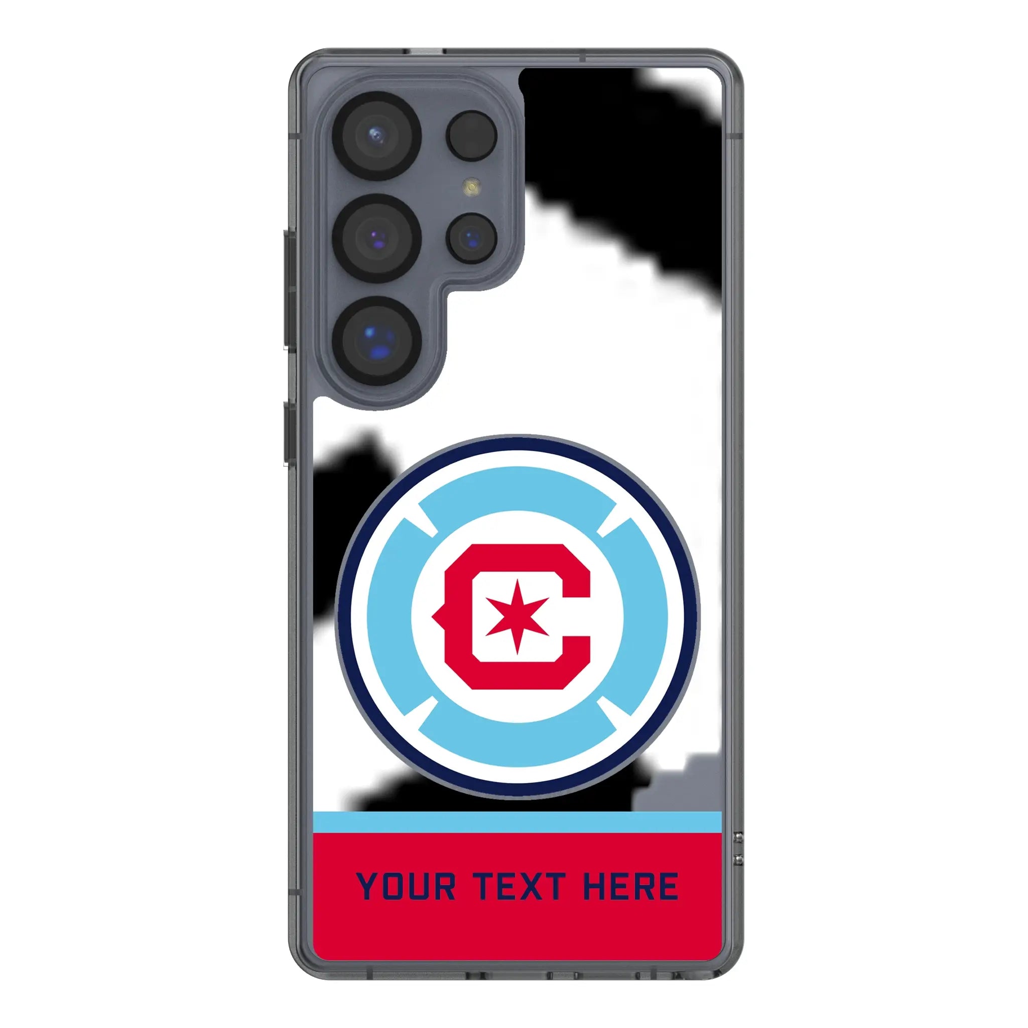 Chicago Fire Personalized EndZone Plus Galaxy Clear Phone Case for Samsung Galaxy