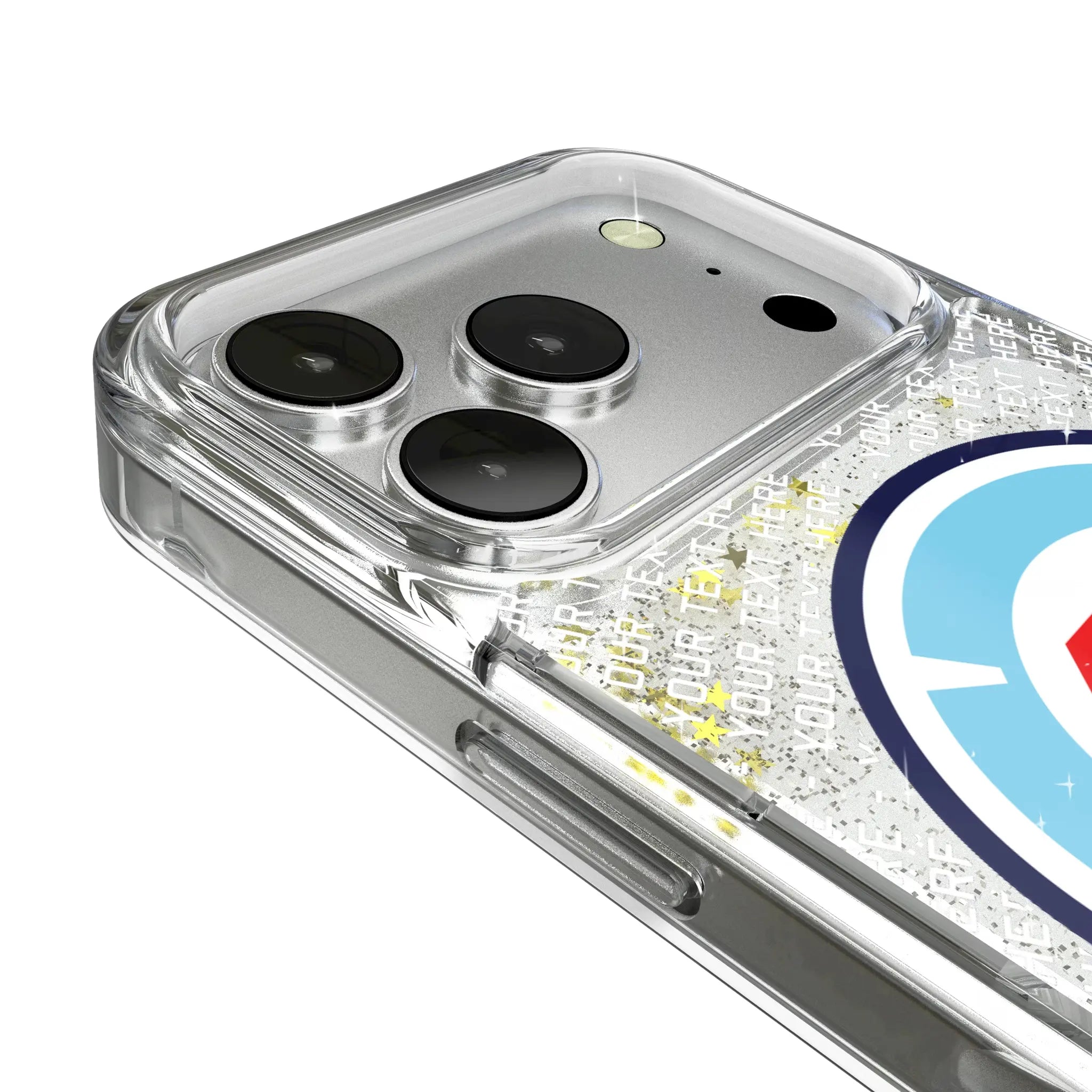 Chicago Fire Personalized EndZone Plus iPhone Glitter Phone Case for Apple iPhone - Detail