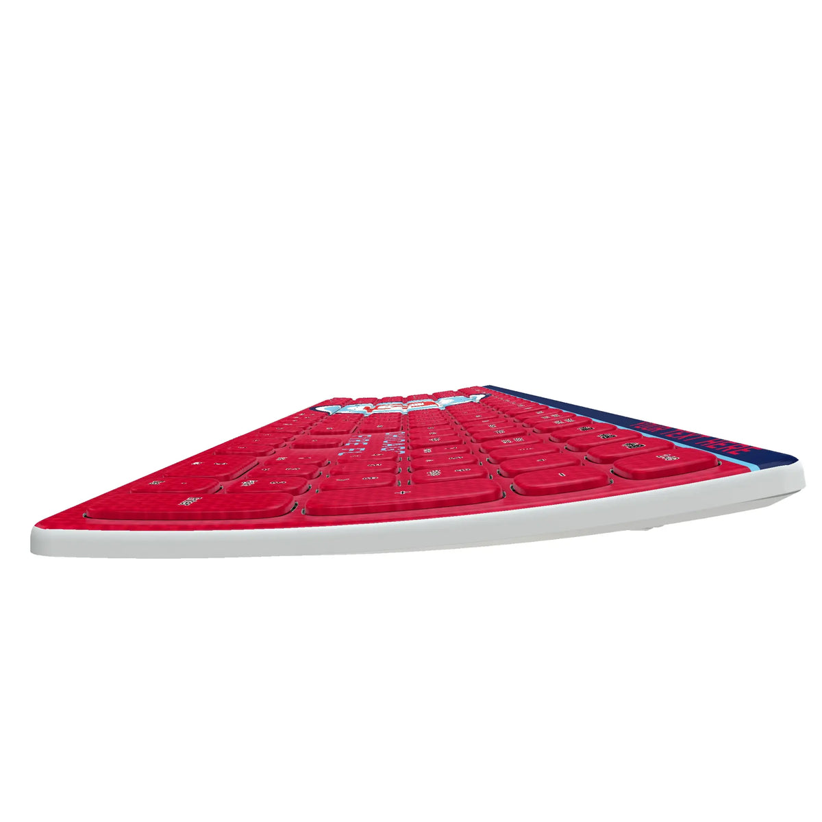 Chicago Fire Personalized Endzone Solid KKB605 Curved Wireless Keyboard