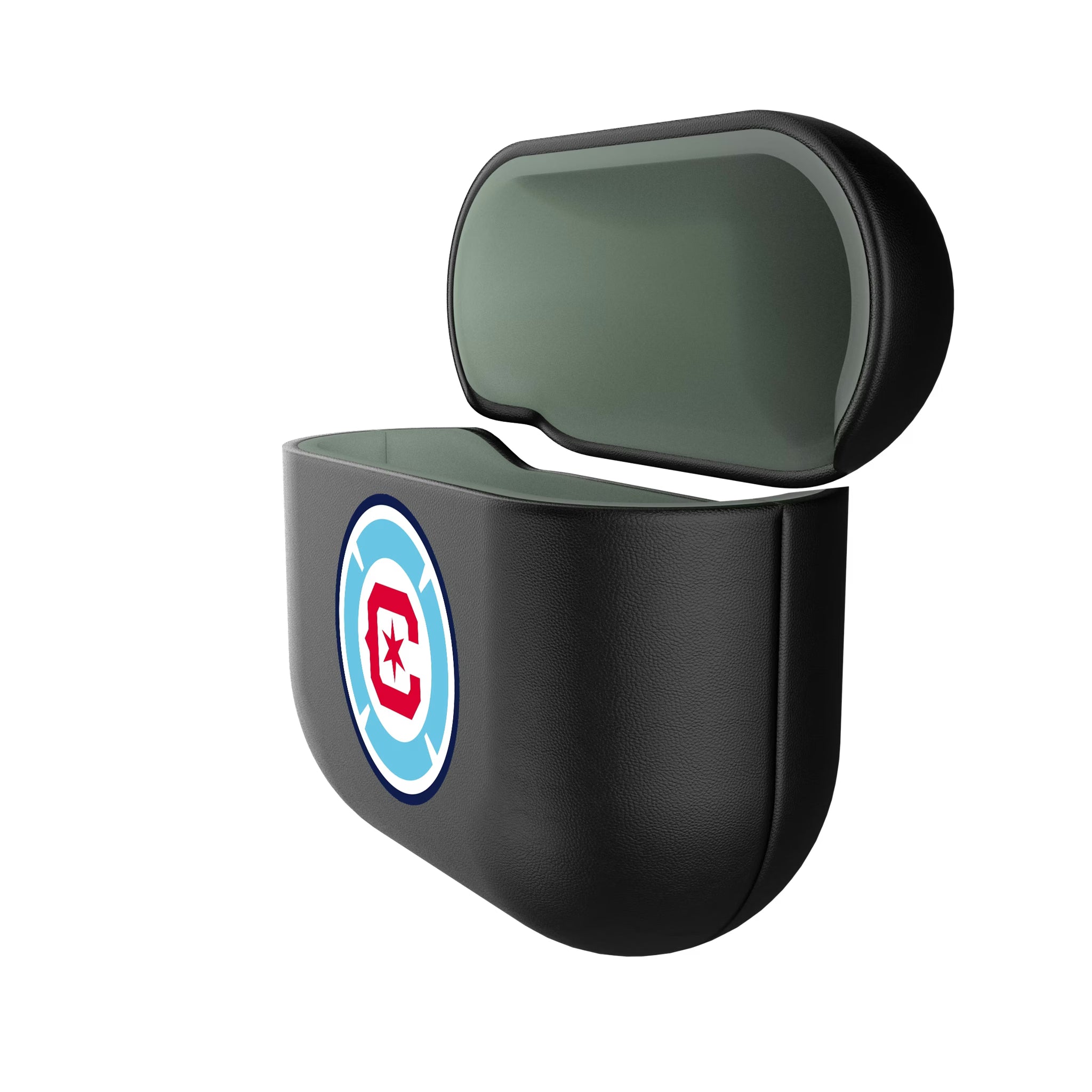 Chicago Fire Personalized Insignia AirPods AirPod Case Cover - Isometric View#Device_AirPods 4