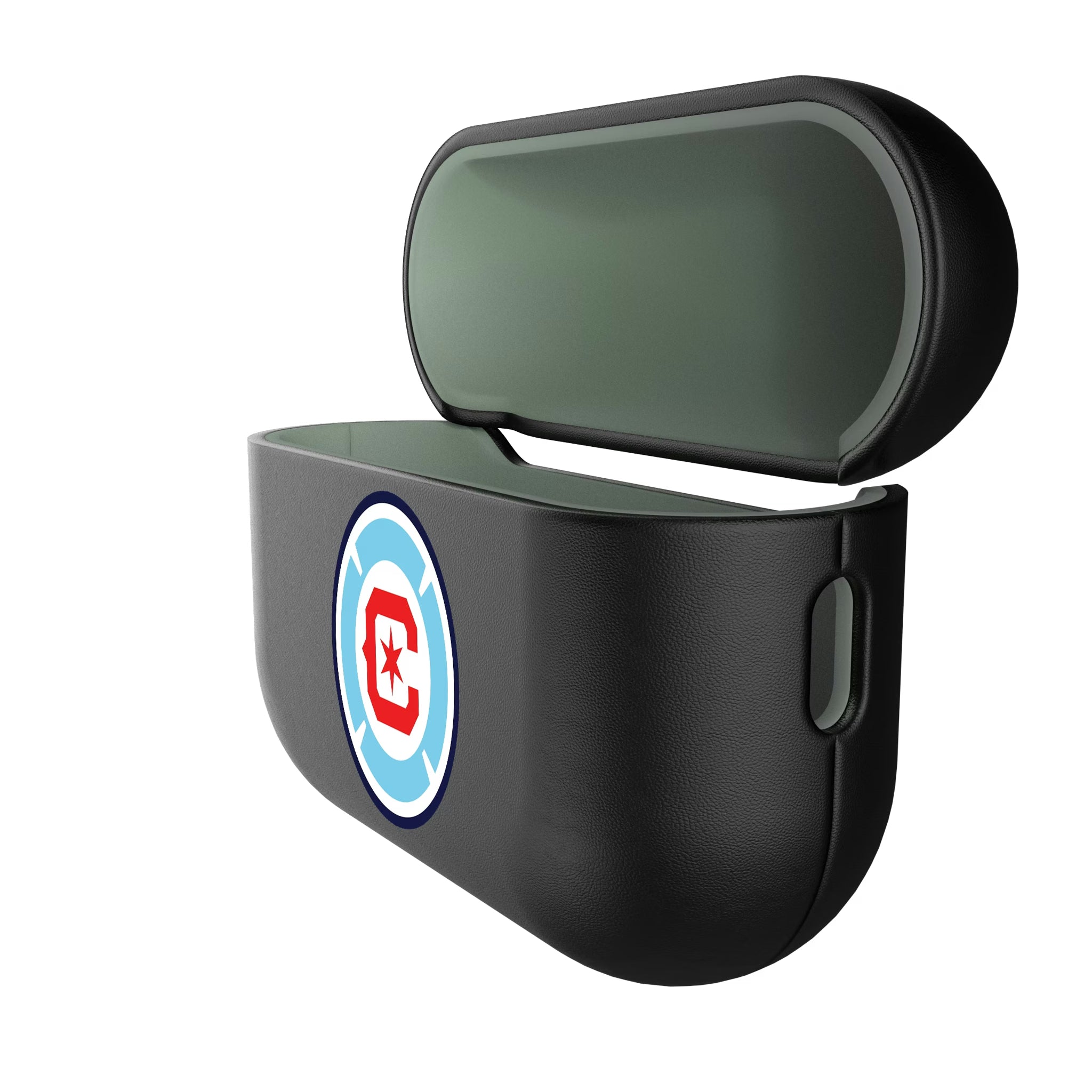 Chicago Fire Personalized Insignia AirPods AirPod Case Cover - Isometric View#Device_AirPods Pro 3