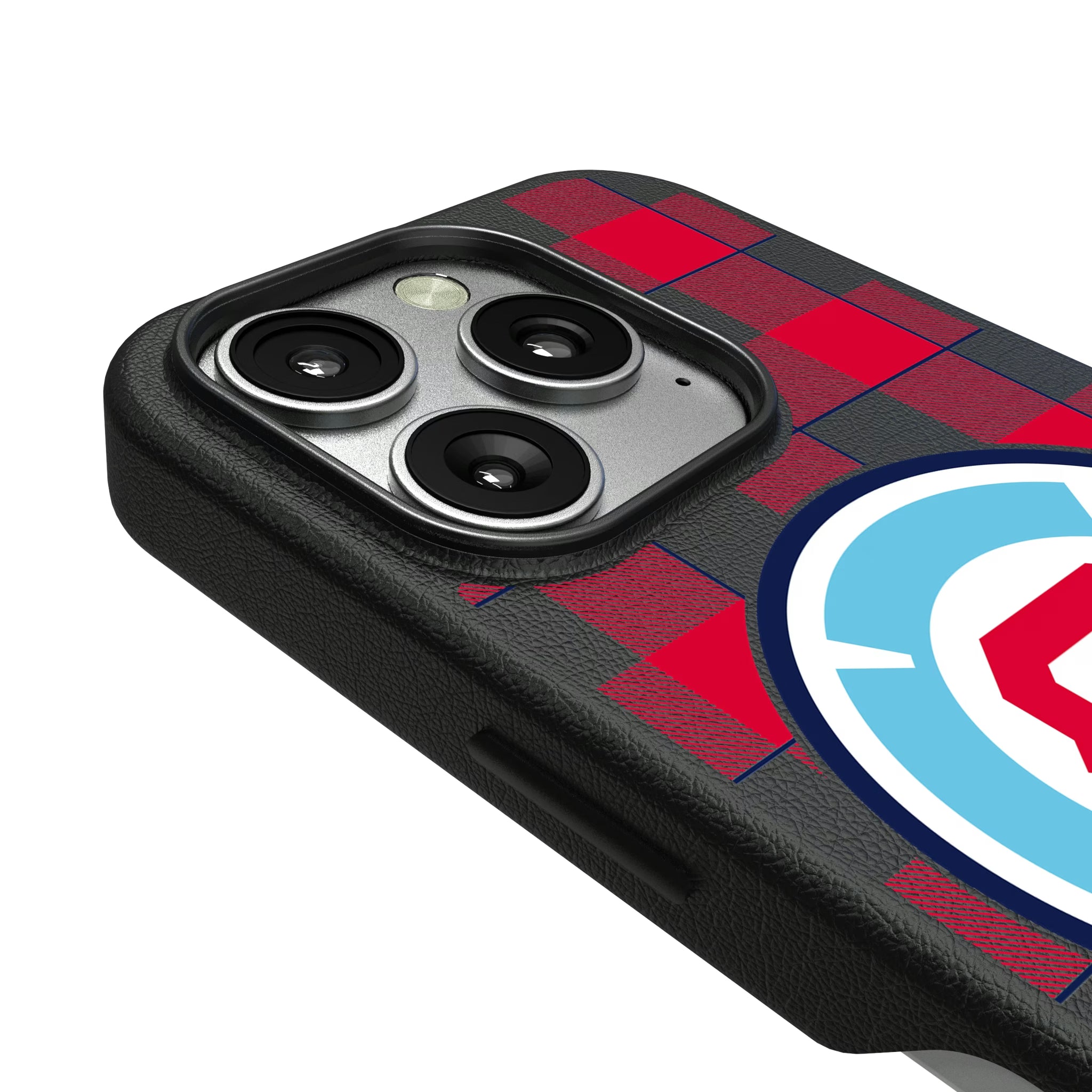 Chicago Fire Plaid iPhone MagSafe Compatible Phone Case for Apple iPhone - Detail