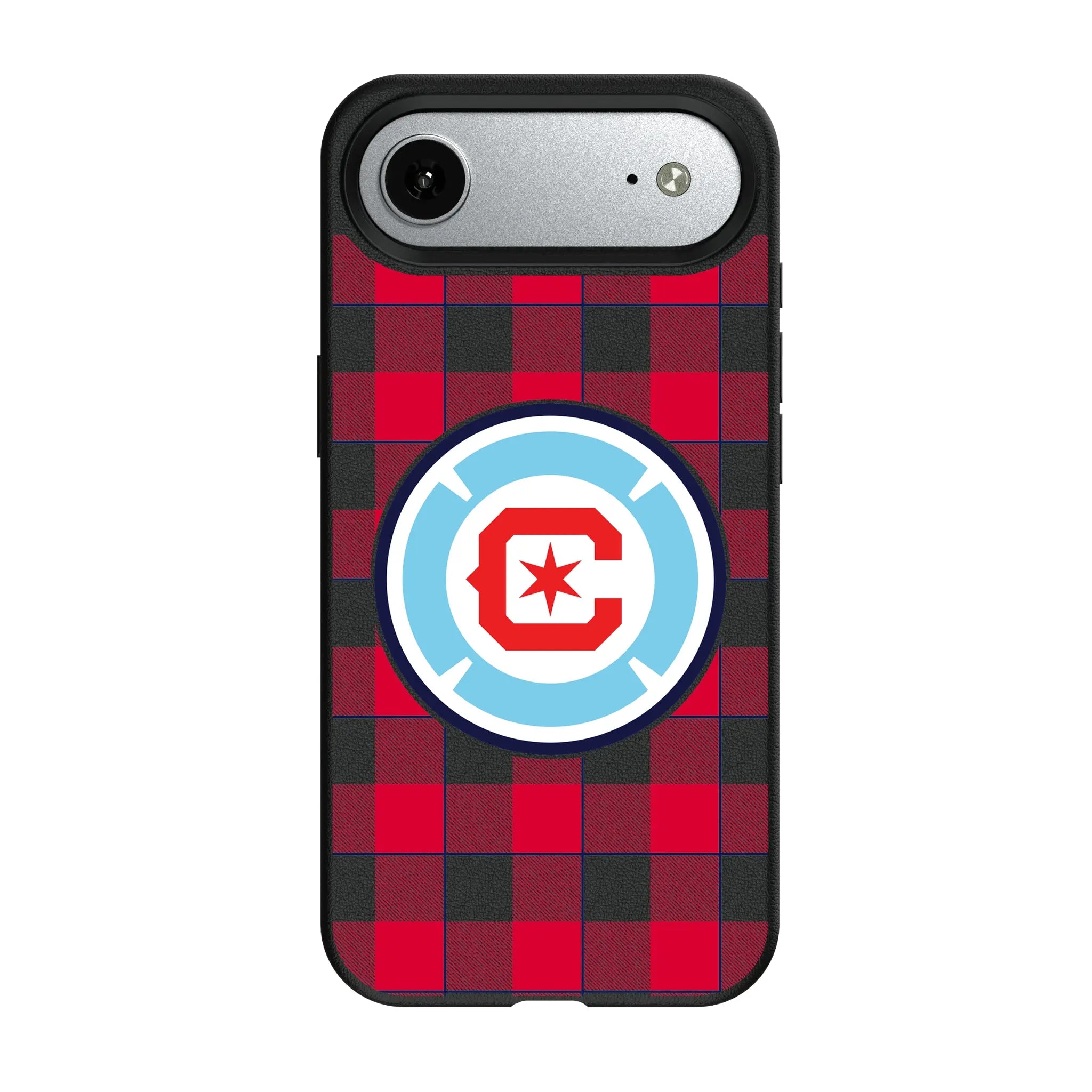 Chicago Fire Plaid iPhone MagSafe Compatible Phone Case for Apple iPhone#Device_iPhone Air