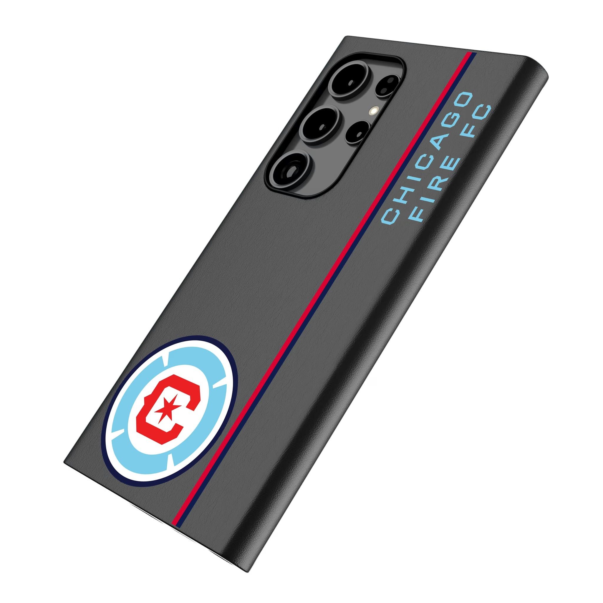 Chicago Fire Sidebar Galaxy MagSafe Compatible Phone Case for Samsung Galaxy - Isometric View
