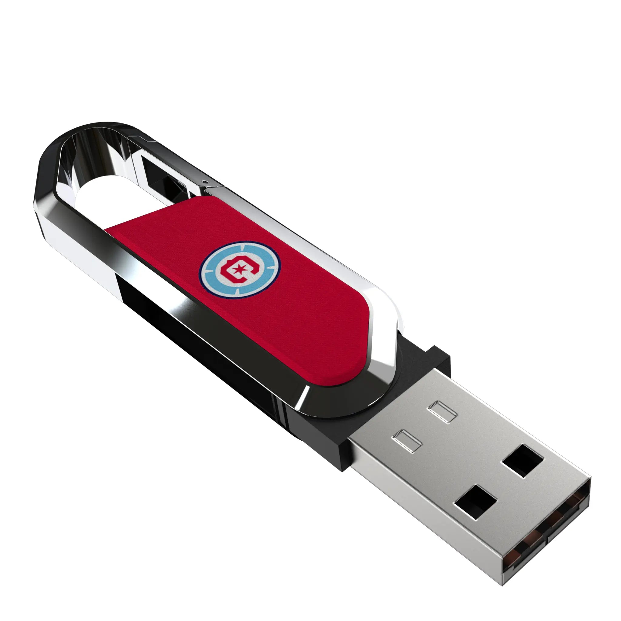 Chicago Fire Solid USB 64GB Clip Style Flash Drive