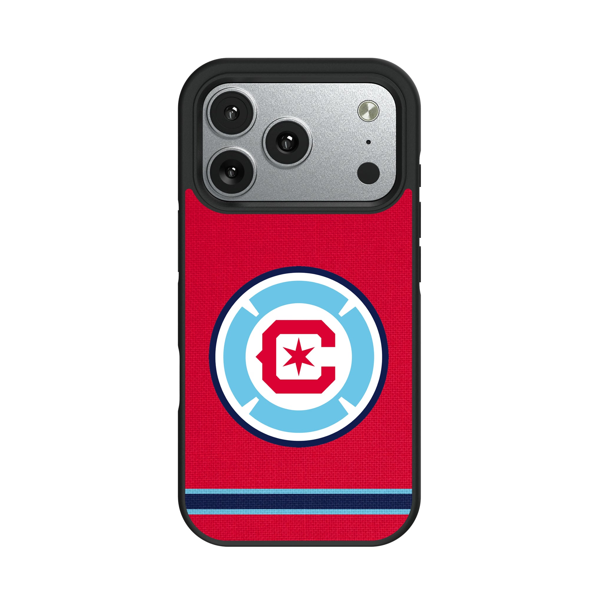 Chicago Fire Stripe iPhone Bump Phone Case for Apple iPhone#Device_iPhone 17 Pro