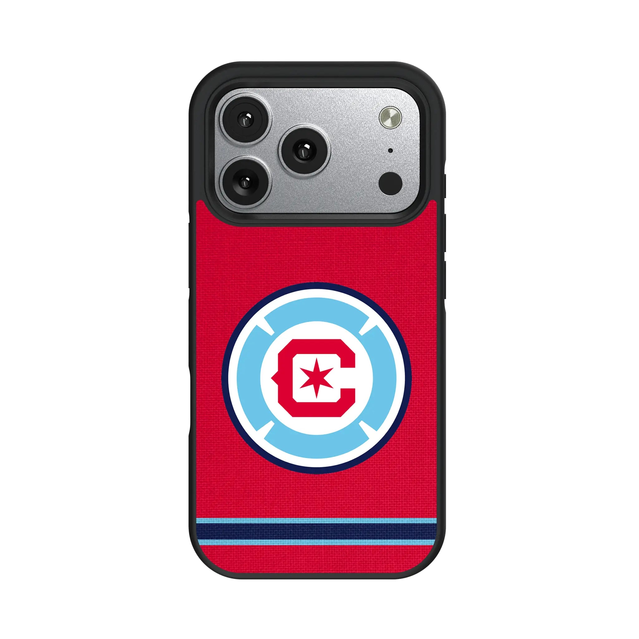 Chicago Fire Stripe iPhone Bump Phone Case for Apple iPhone#Device_iPhone 17 Pro