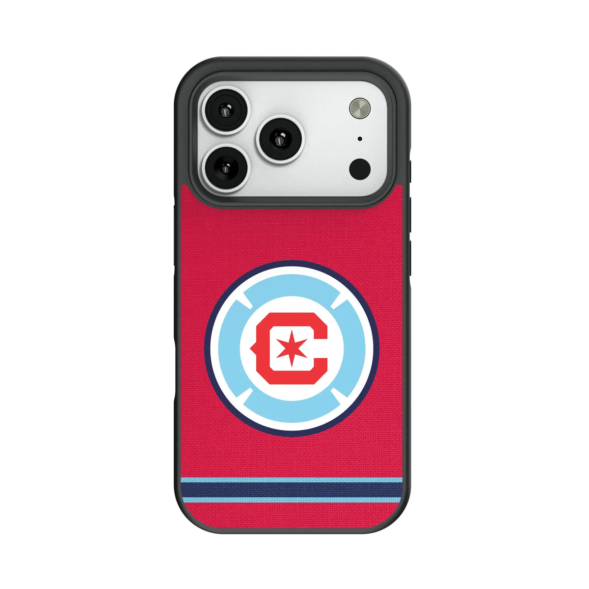 Chicago Fire Stripe Bump Phone Case for Apple iPhone