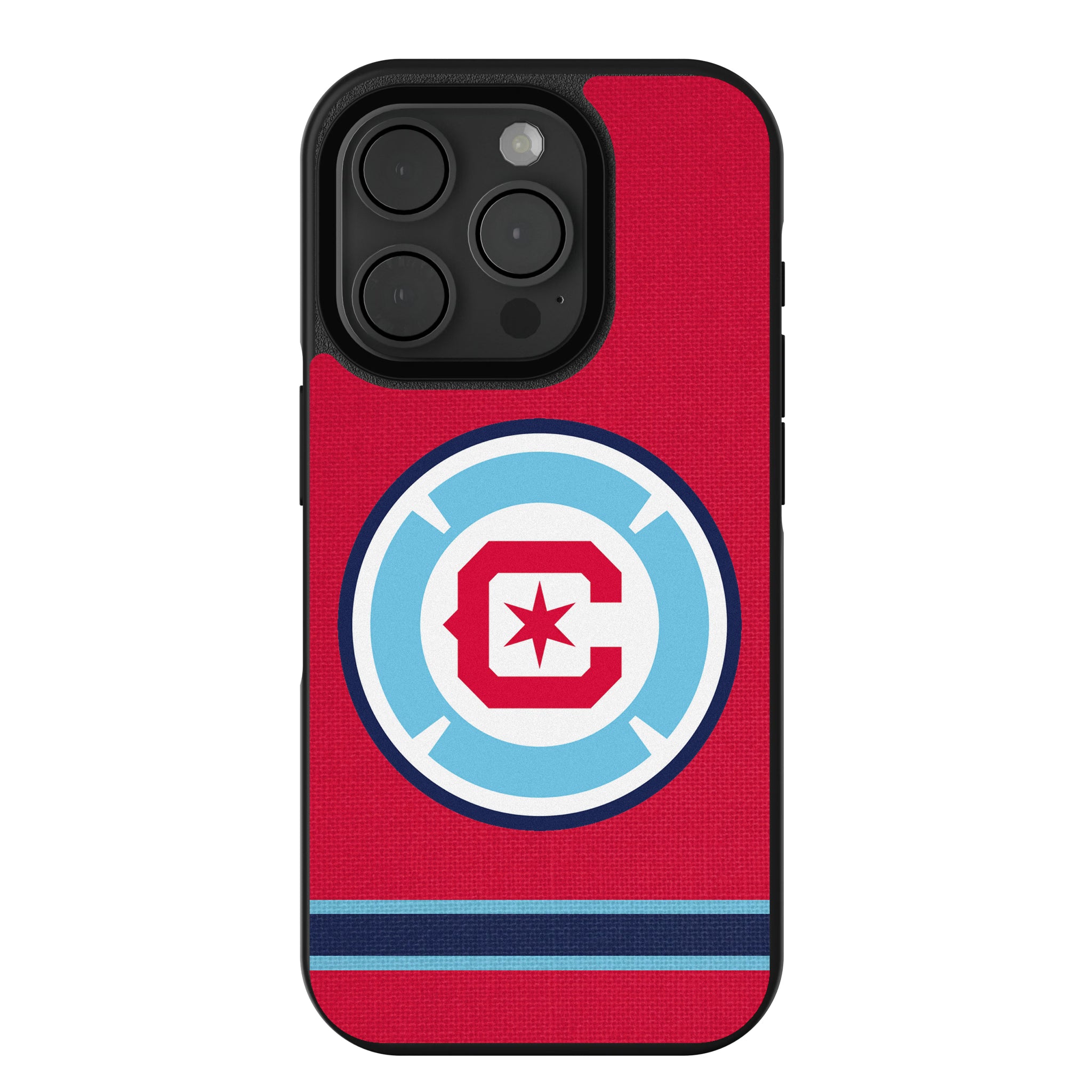 Chicago Fire Stripe iPhone Bump Phone Case for Apple iPhone