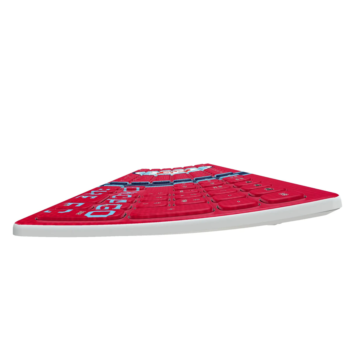 Chicago Fire Stripe KKB605 Curved Wireless Keyboard