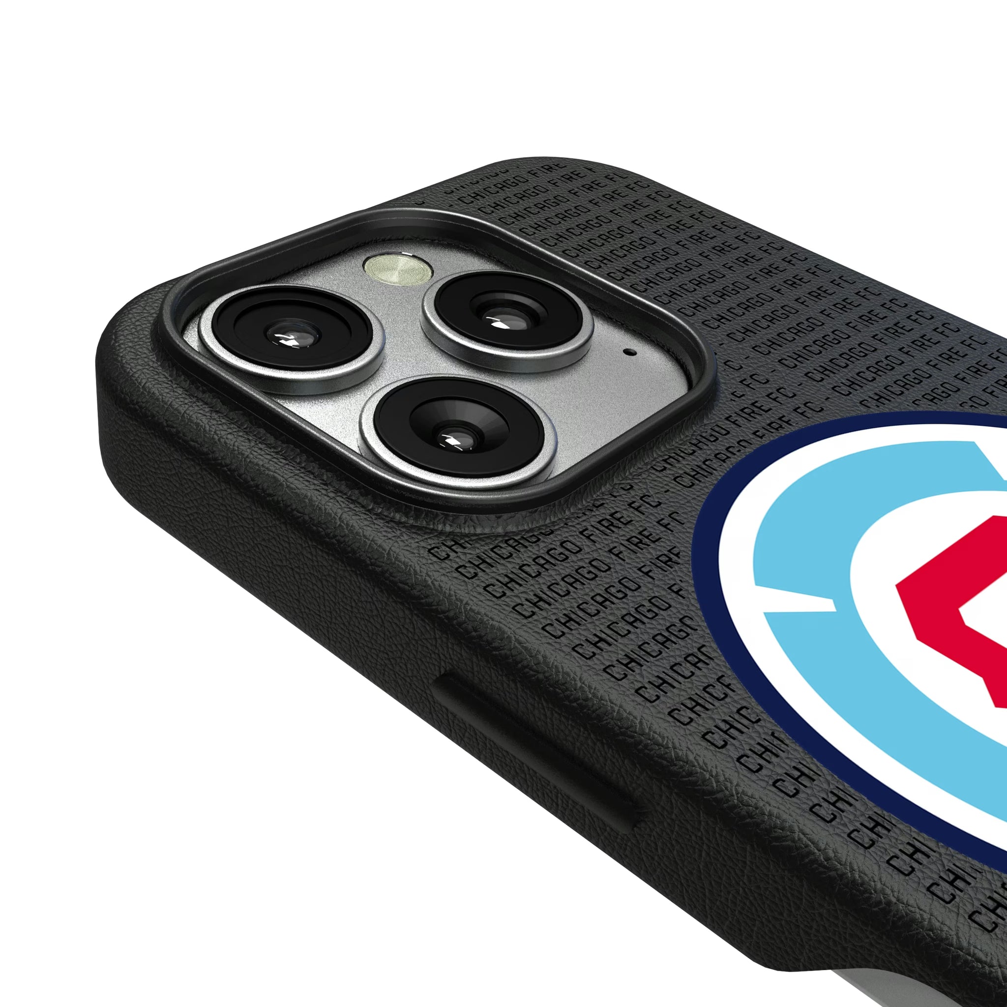 Chicago Fire Text Backdrop iPhone MagSafe Compatible Phone Case for Apple iPhone - Detail