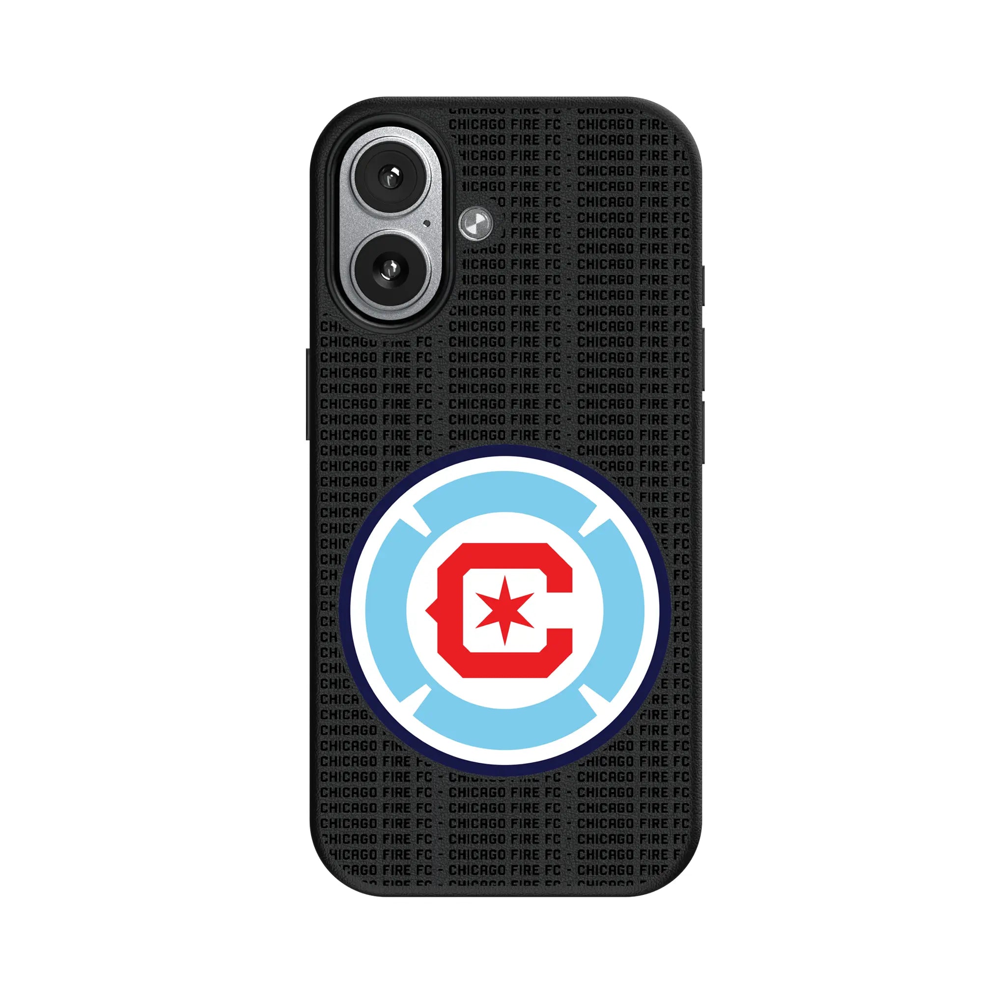 Chicago Fire Text Backdrop iPhone MagSafe Compatible Phone Case for Apple iPhone#Device_iPhone 17