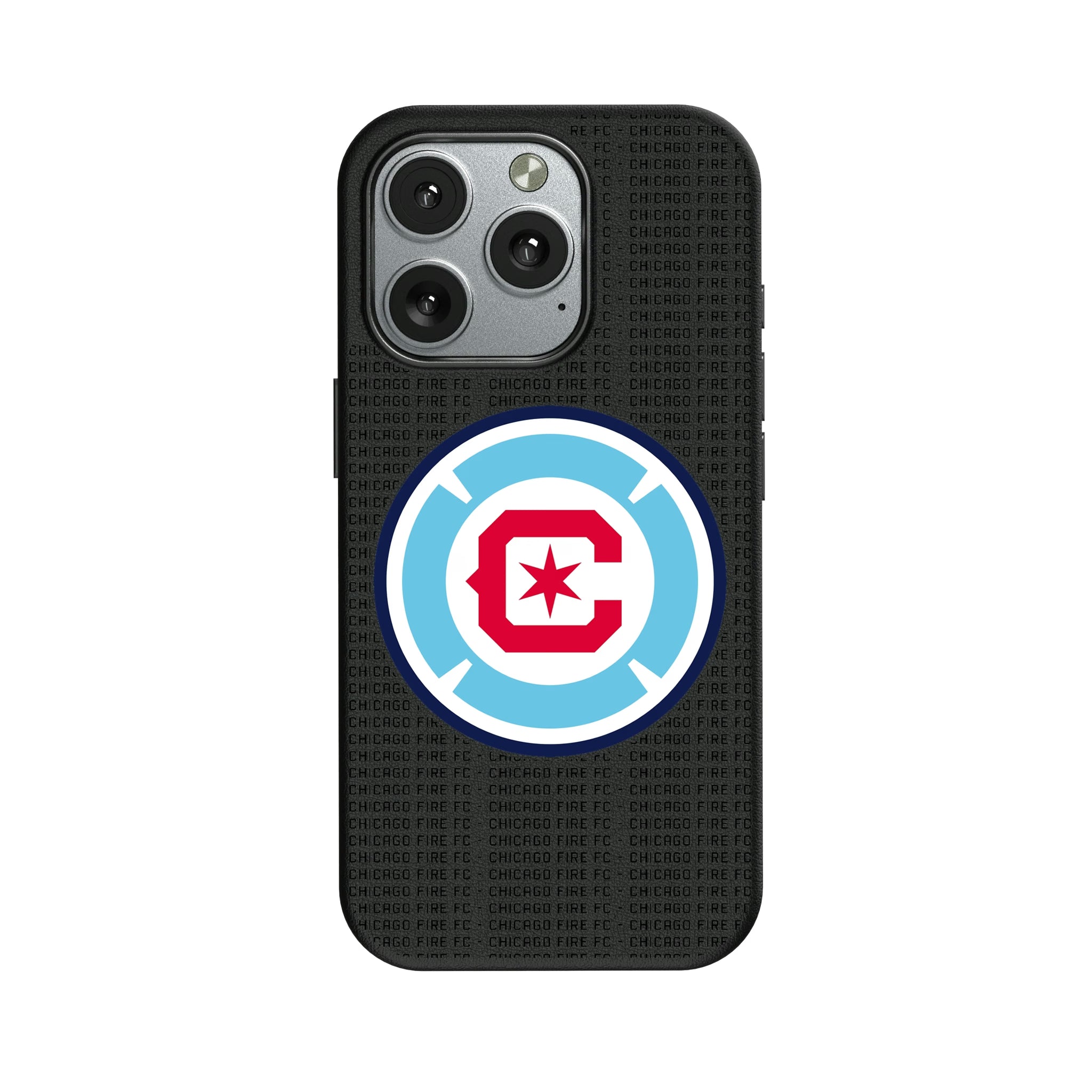 Chicago Fire Text Backdrop iPhone MagSafe Compatible Phone Case for Apple iPhone
