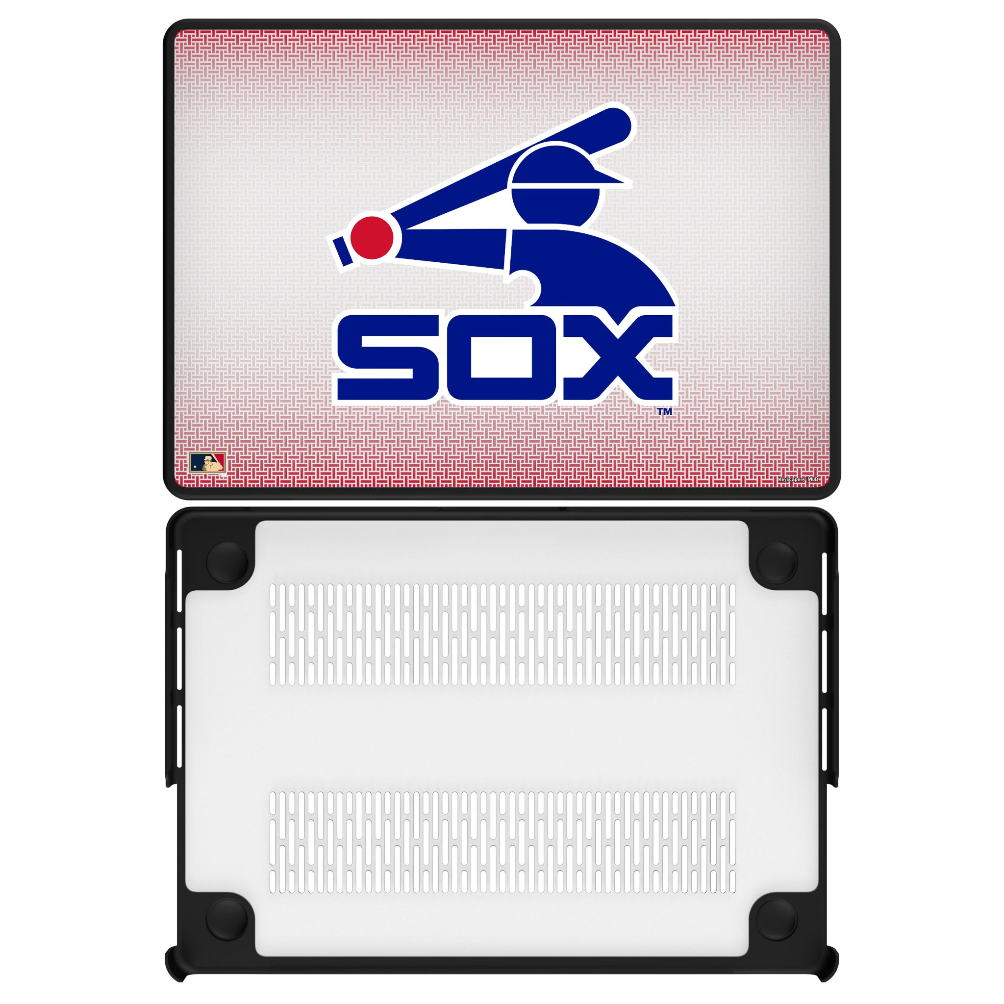 Chicago White Sox 1976-1981 - Cooperstown Collection Linen MacBook Laptop Case for Apple MacBook#Device_MacBook Pro (14-inch, 2021) / MacBook Pro (14-inch, 2023) / MacBook Pro (14-inch, 2024)