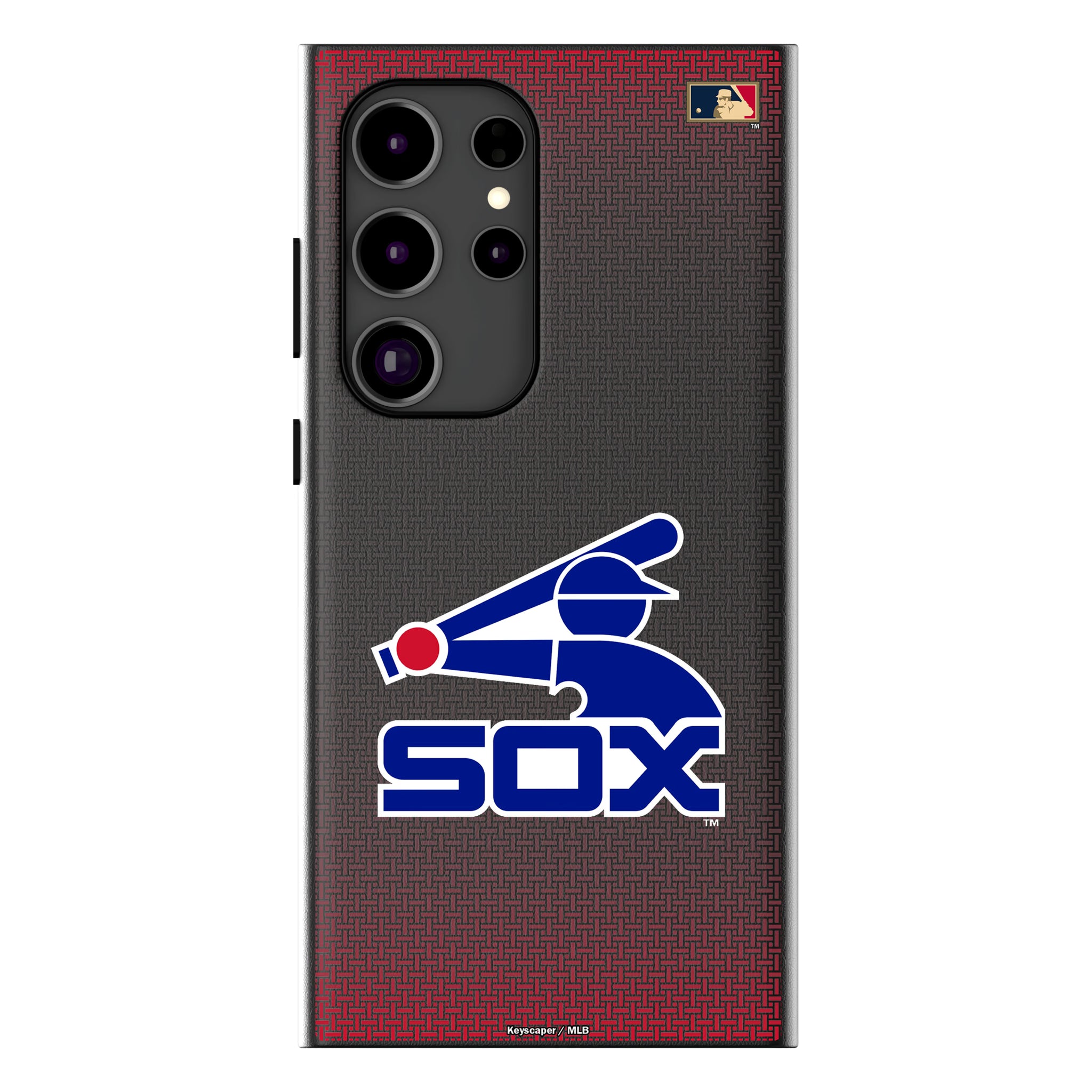 Chicago White Sox 1976-1981 - Cooperstown Collection Linen Galaxy MagSafe Compatible Phone Case for Samsung Galaxy