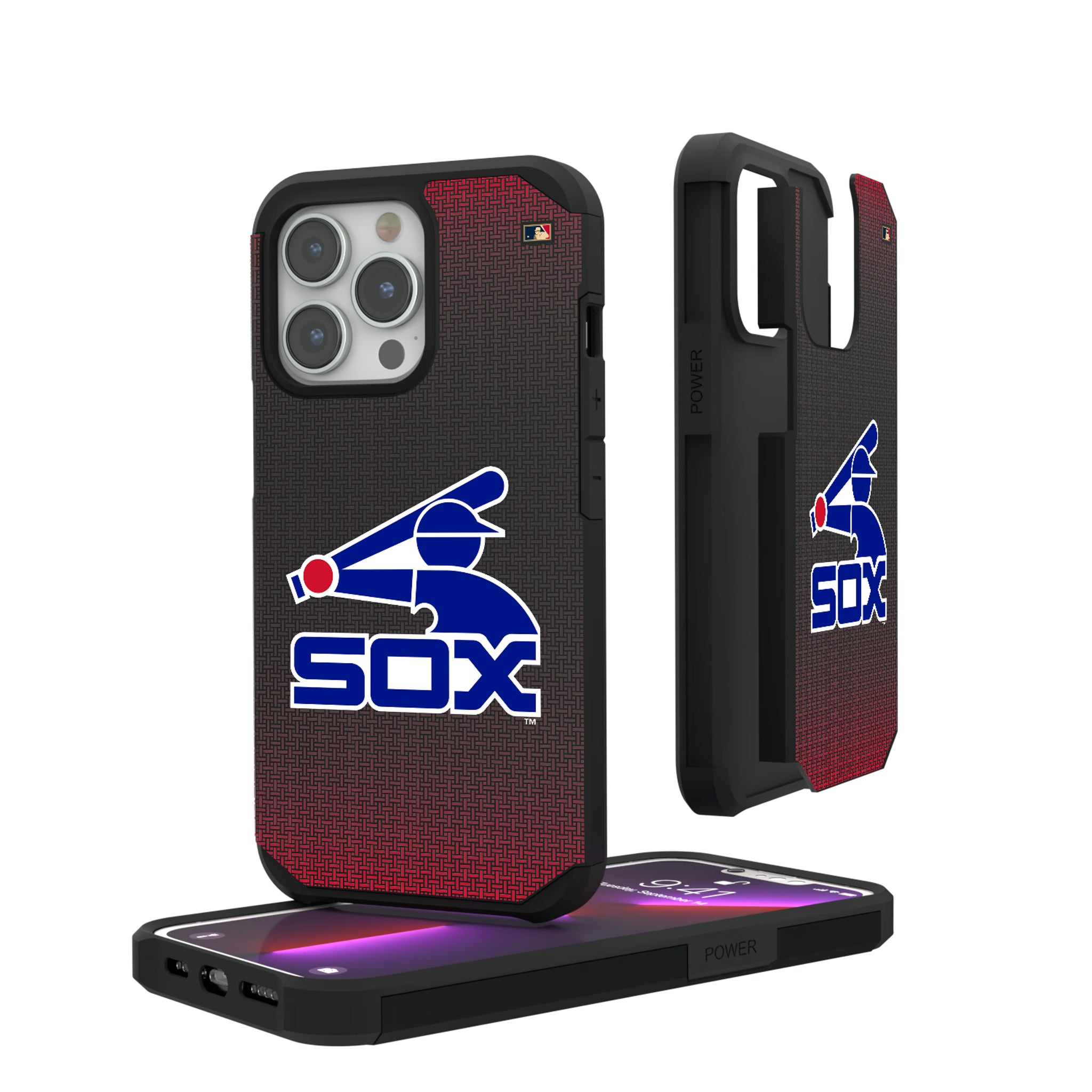 Chicago White Sox 1976-1981 - Cooperstown Collection Linen iPhone Rugged Phone Case for Apple iPhone#Device_iPhone 13 Pro