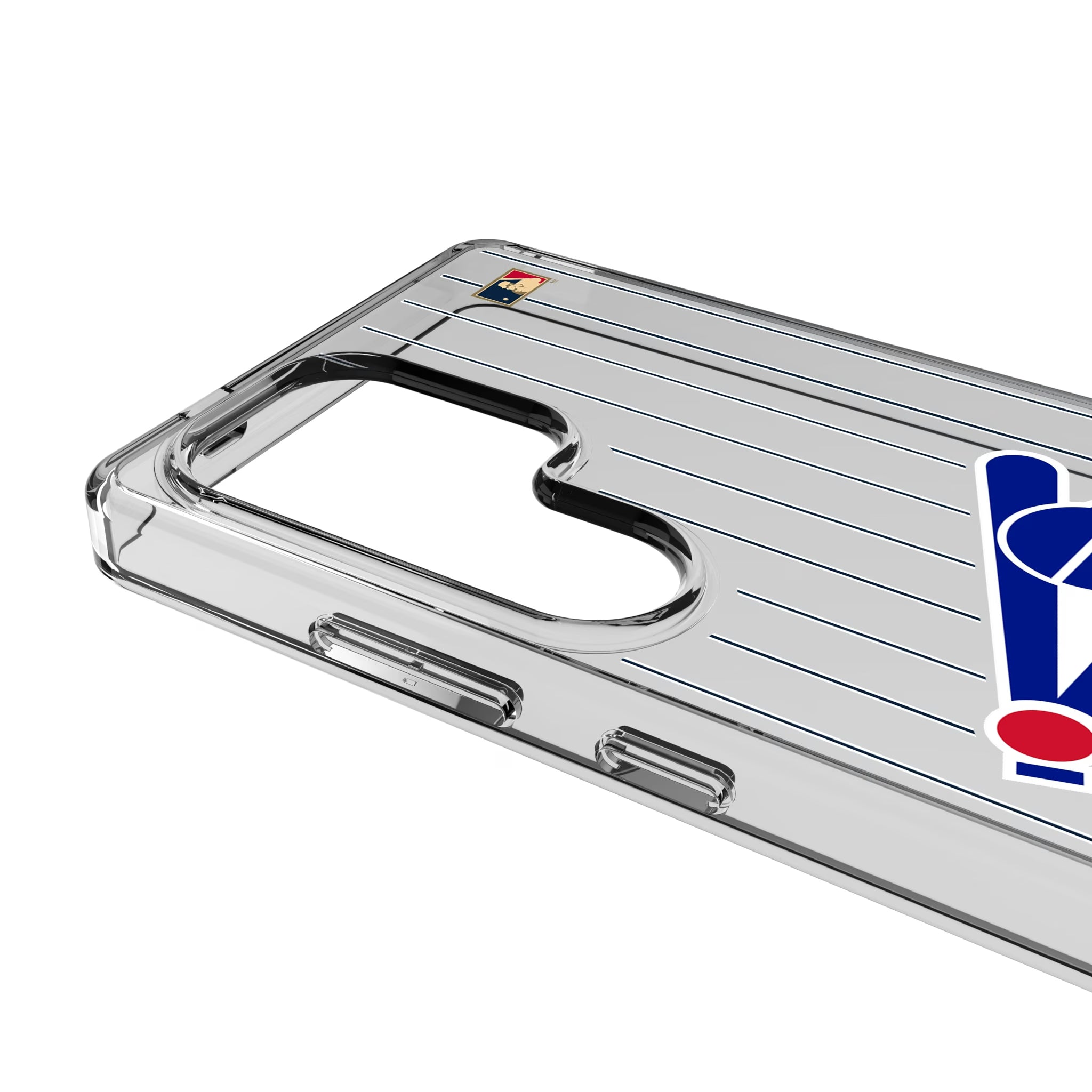 Chicago White Sox 1976-1981 - Cooperstown Collection Pinstripe Galaxy Clear Phone Case for Samsung Galaxy - Detail