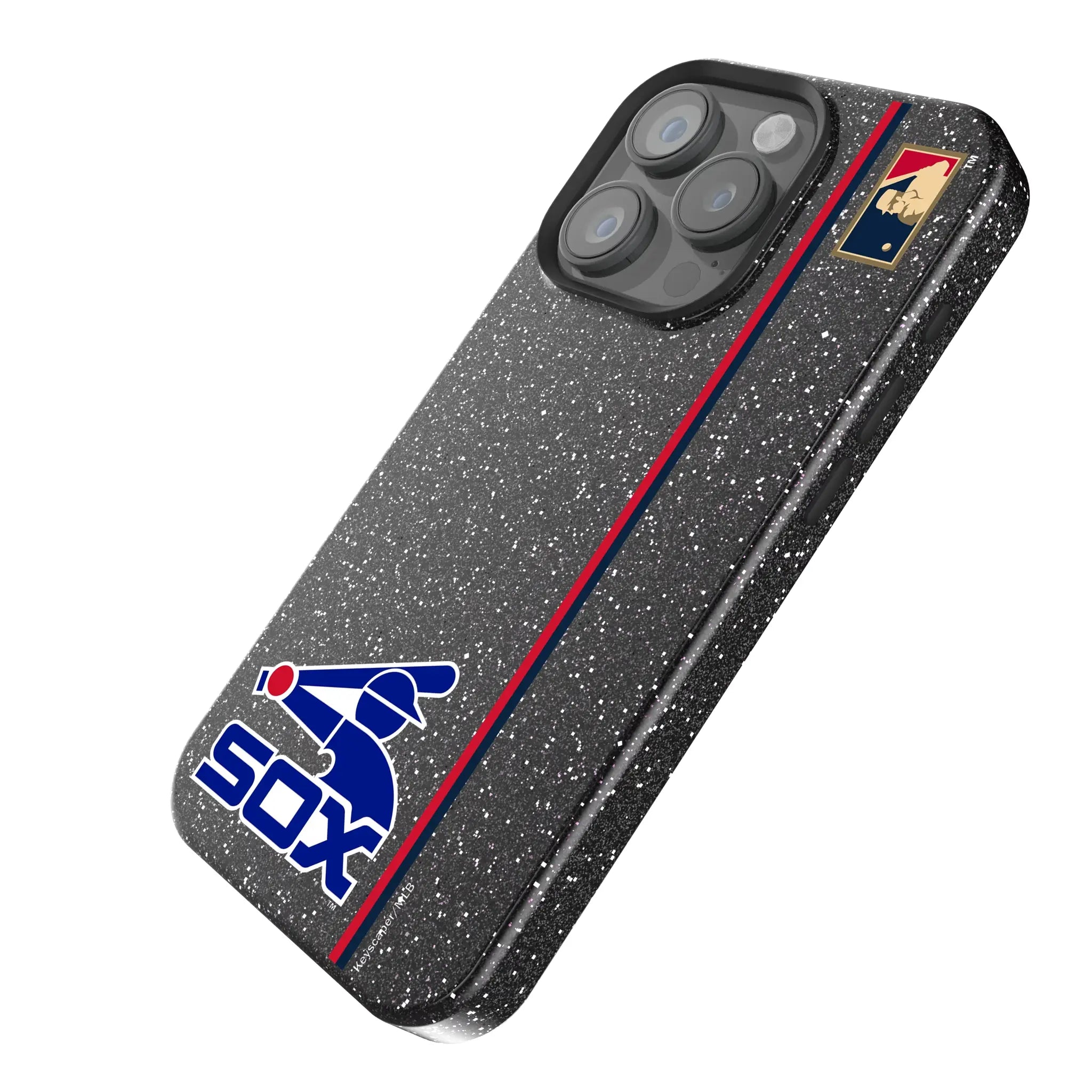 Chicago White Sox 1976-1981 - Cooperstown Collection Sidebar iPhone Bling Phone Case for Apple iPhone - Isometric View