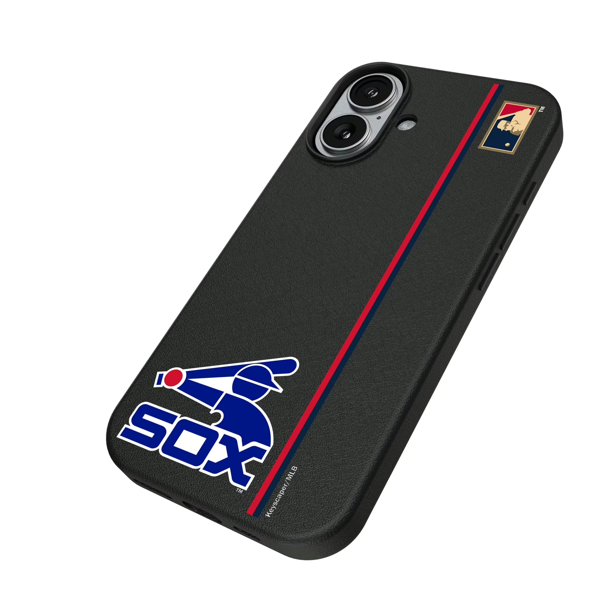Chicago White Sox 1976-1981 - Cooperstown Collection Sidebar iPhone MagSafe Compatible Phone Case for Apple iPhone - Isometric View#Device_iPhone 17
