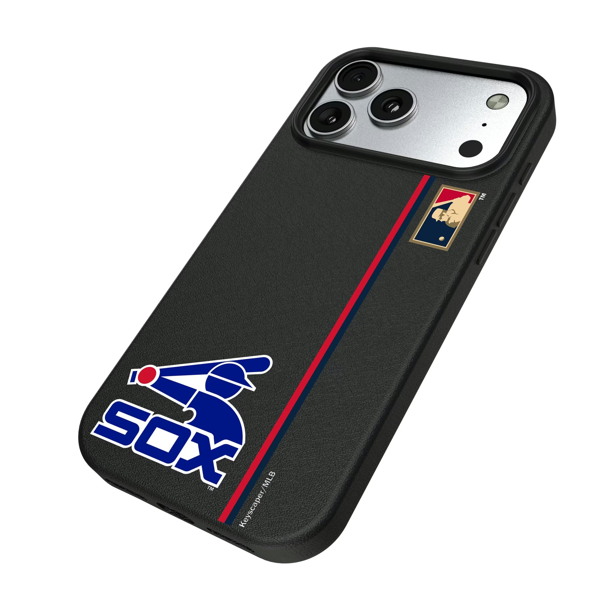 Chicago White Sox 1976-1981 - Cooperstown Collection Sidebar iPhone MagSafe Compatible Phone Case for Apple iPhone - Isometric View#Device_iPhone 17 Pro Max