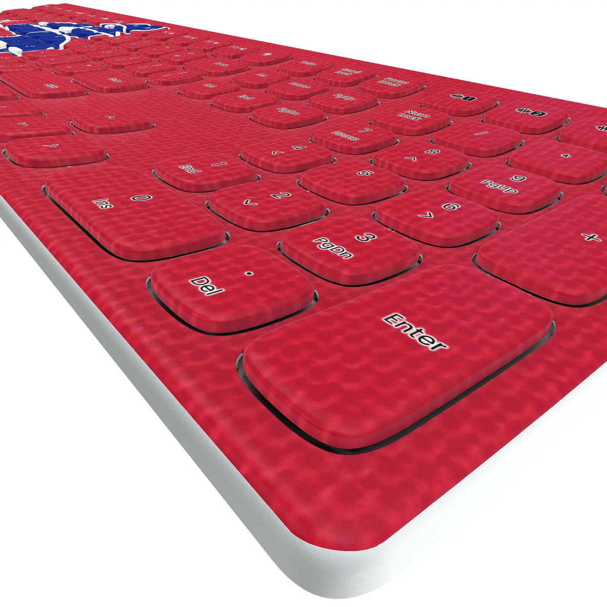 Chicago White Sox 1976-1981 - Cooperstown Collection Solid KKB605 Curved Wireless Keyboard - Detail