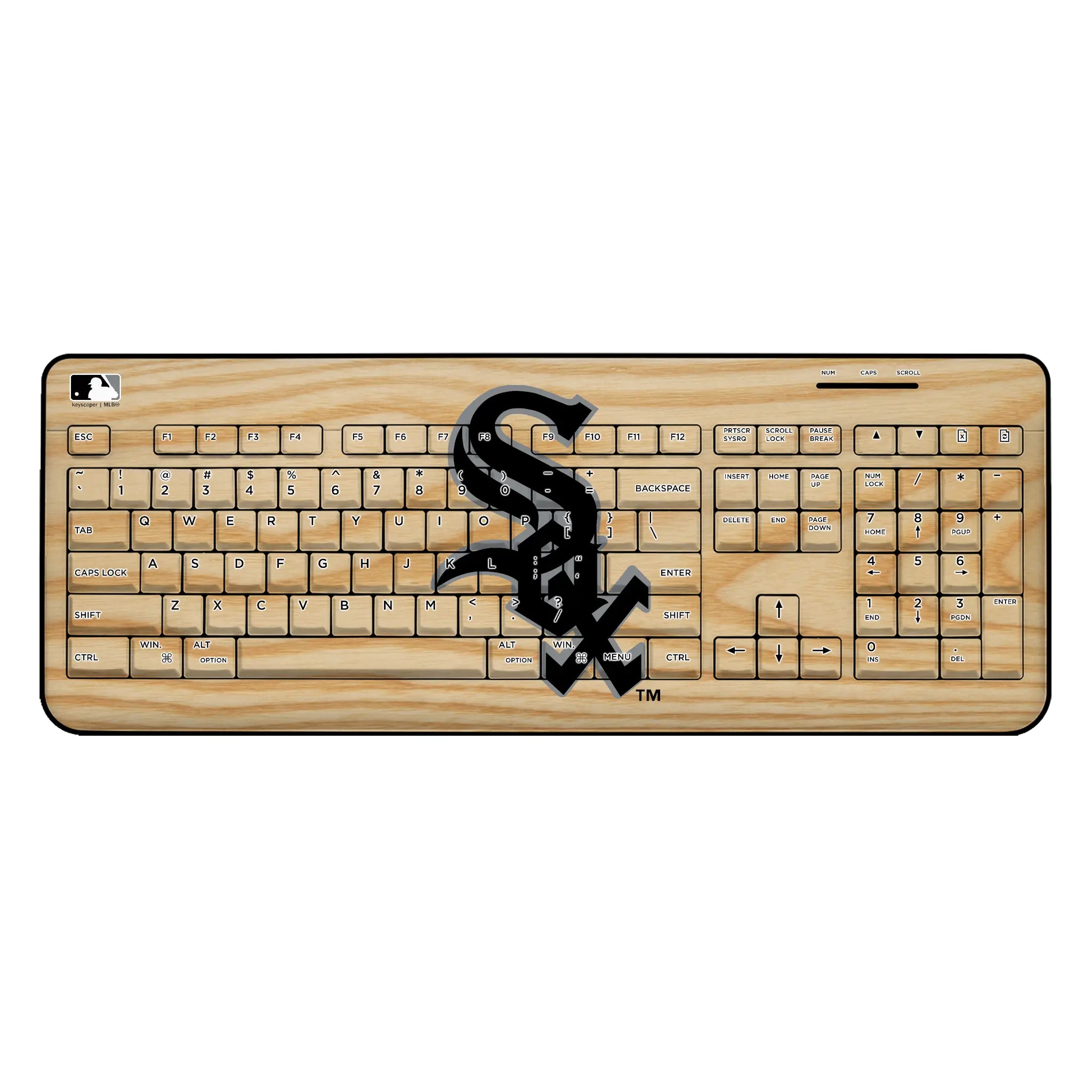 Chicago White Sox Baseball Bat Wireless USB Keyboard