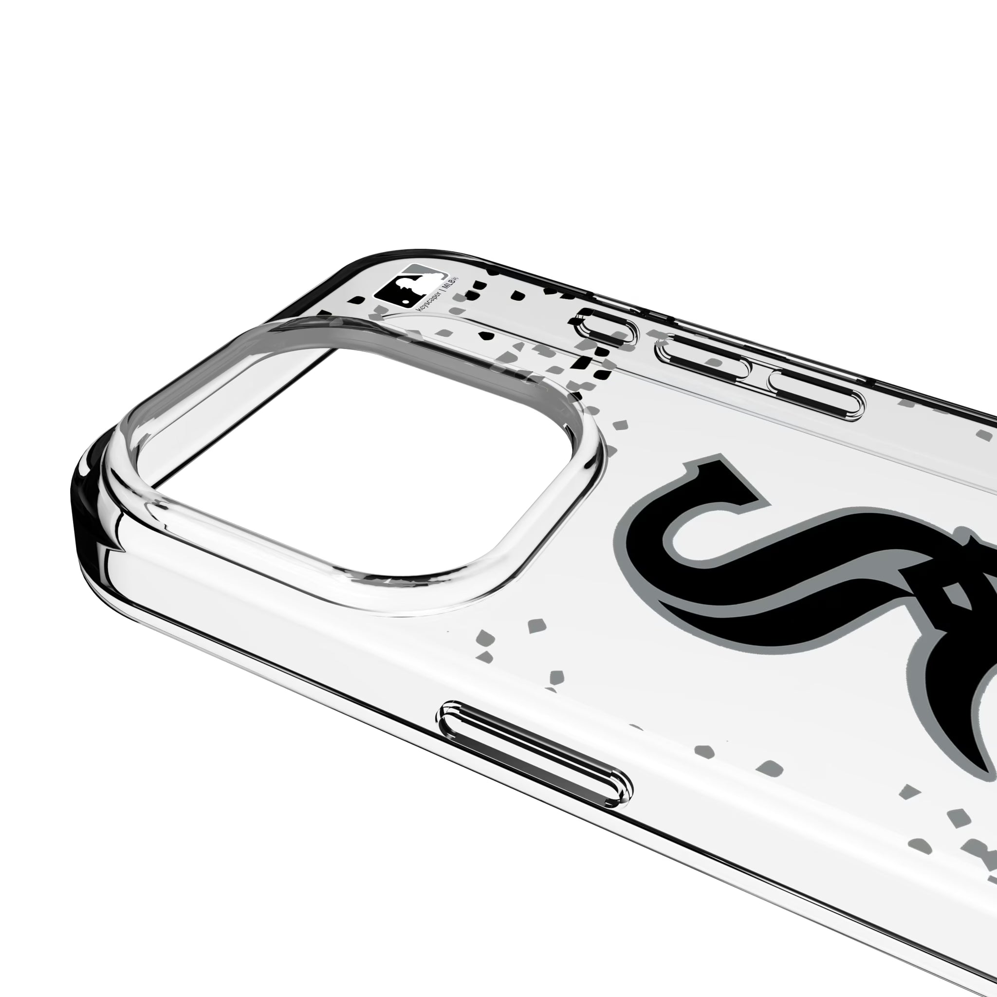 Chicago White Sox Confetti iPhone Clear Phone Case for Apple iPhone - Detail