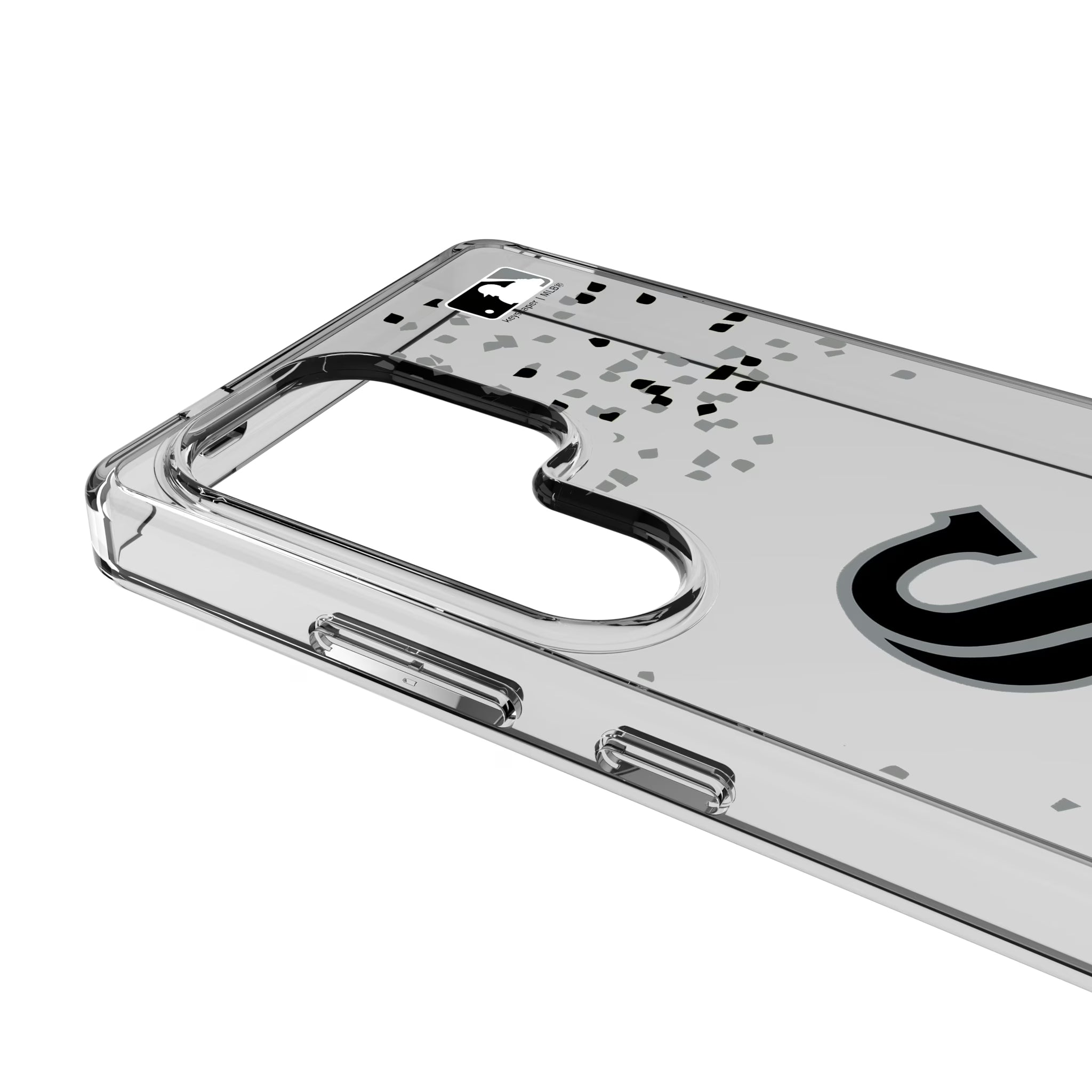 Chicago White Sox Confetti Galaxy Clear Phone Case for Samsung Galaxy - Detail