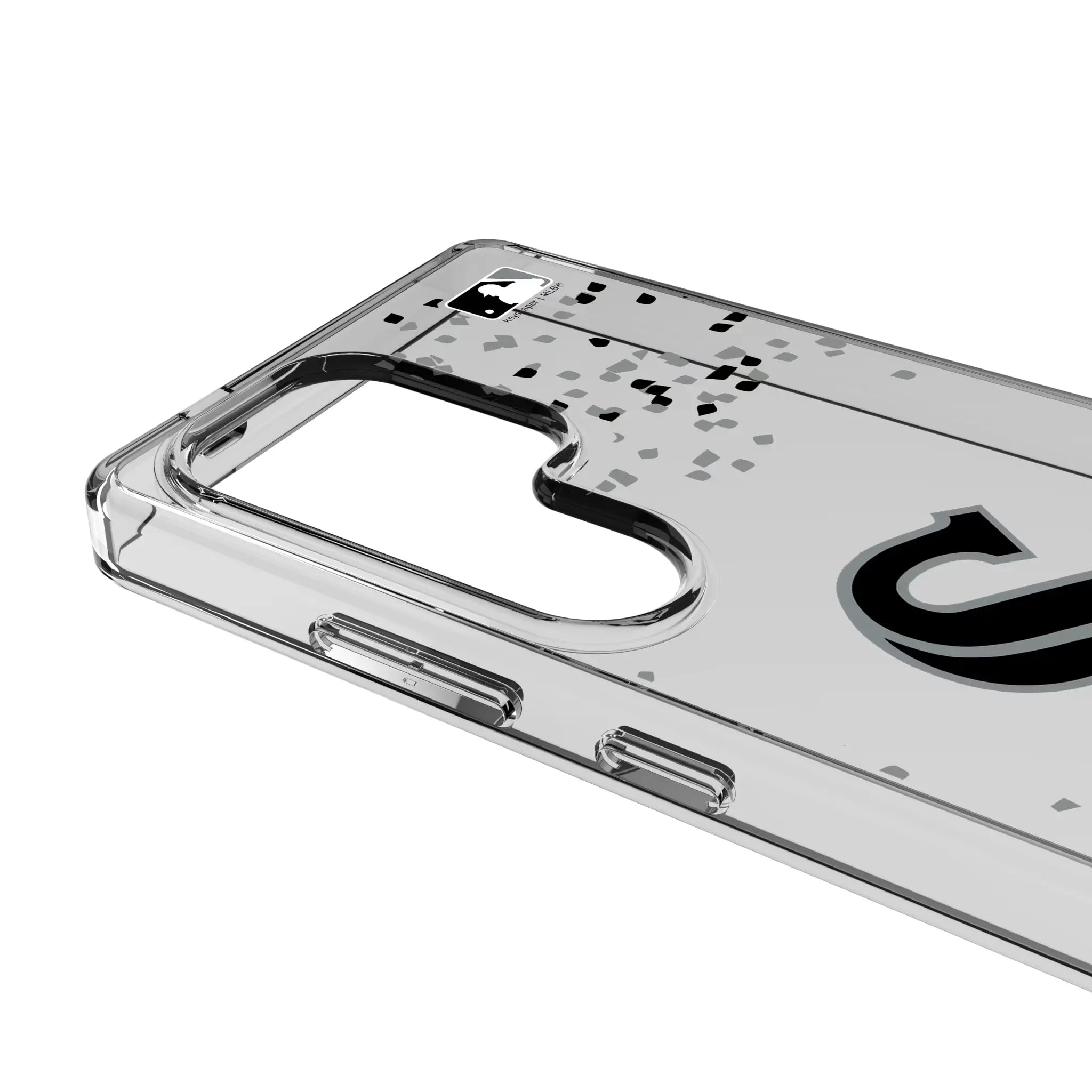 Chicago White Sox Confetti Galaxy Clear Phone Case for Samsung Galaxy - Detail#Device_Galaxy S25 Ultra