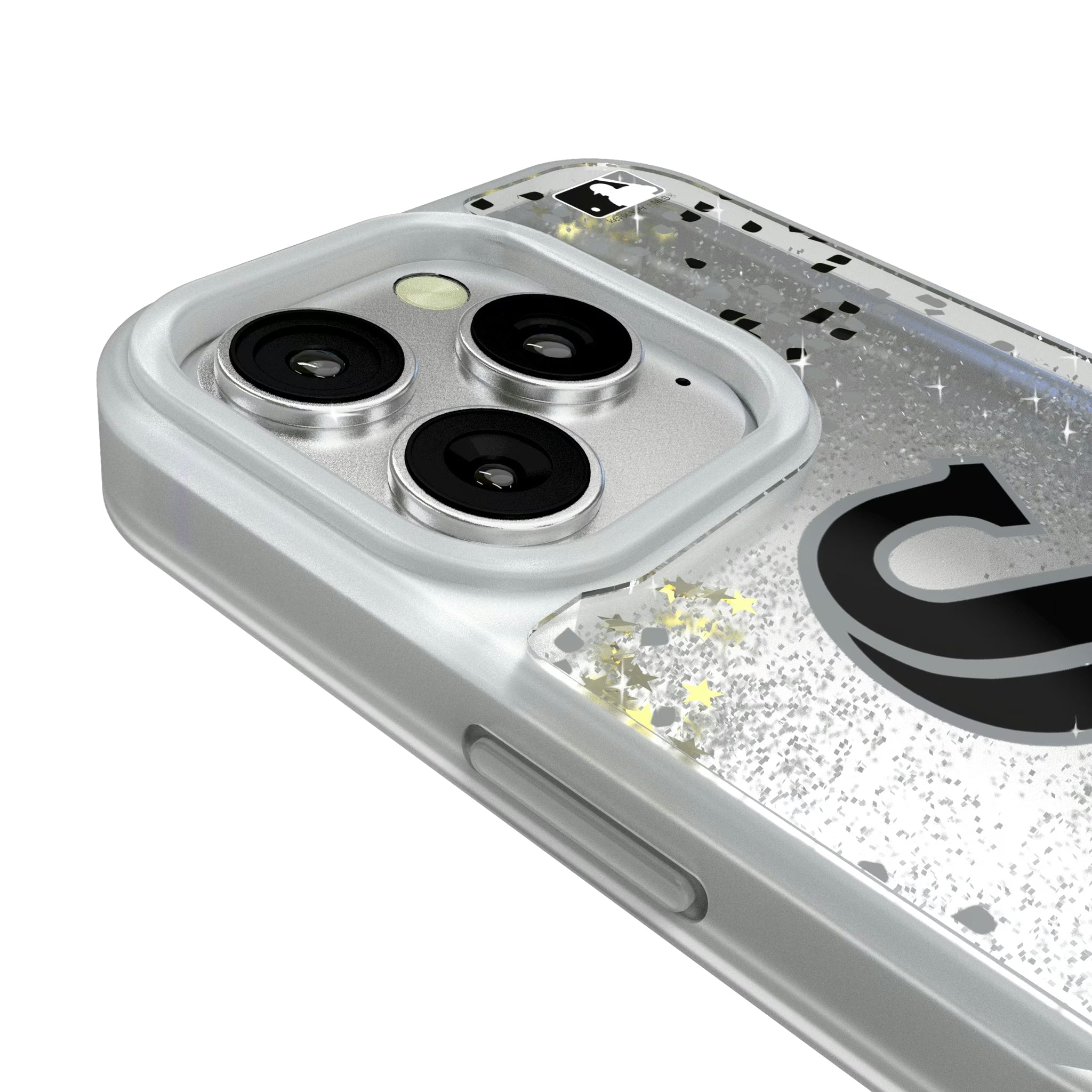 Chicago White Sox Confetti iPhone Glitter Phone Case for Apple iPhone - Detail#Device_iPhone 16 Pro