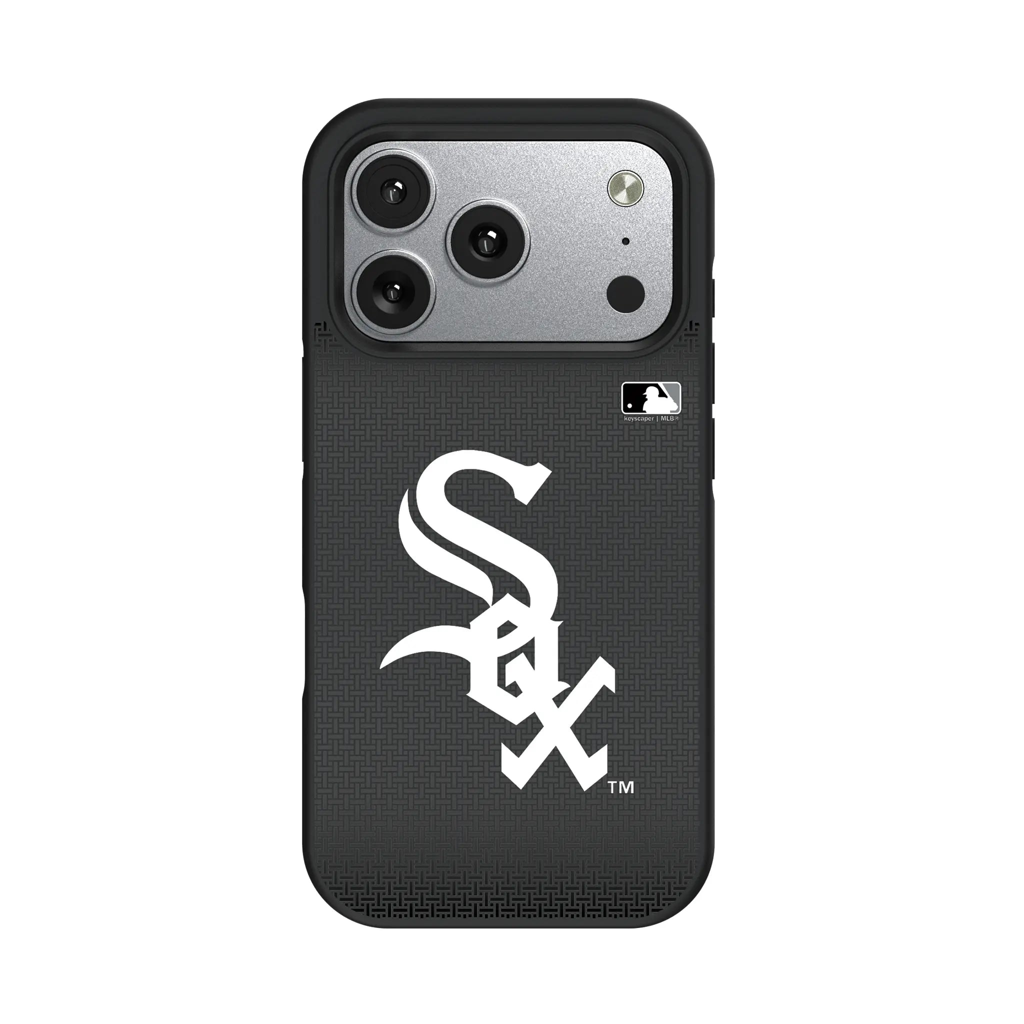 Chicago White Sox Linen iPhone Bump Phone Case for Apple iPhone#Device_iPhone 17 Pro